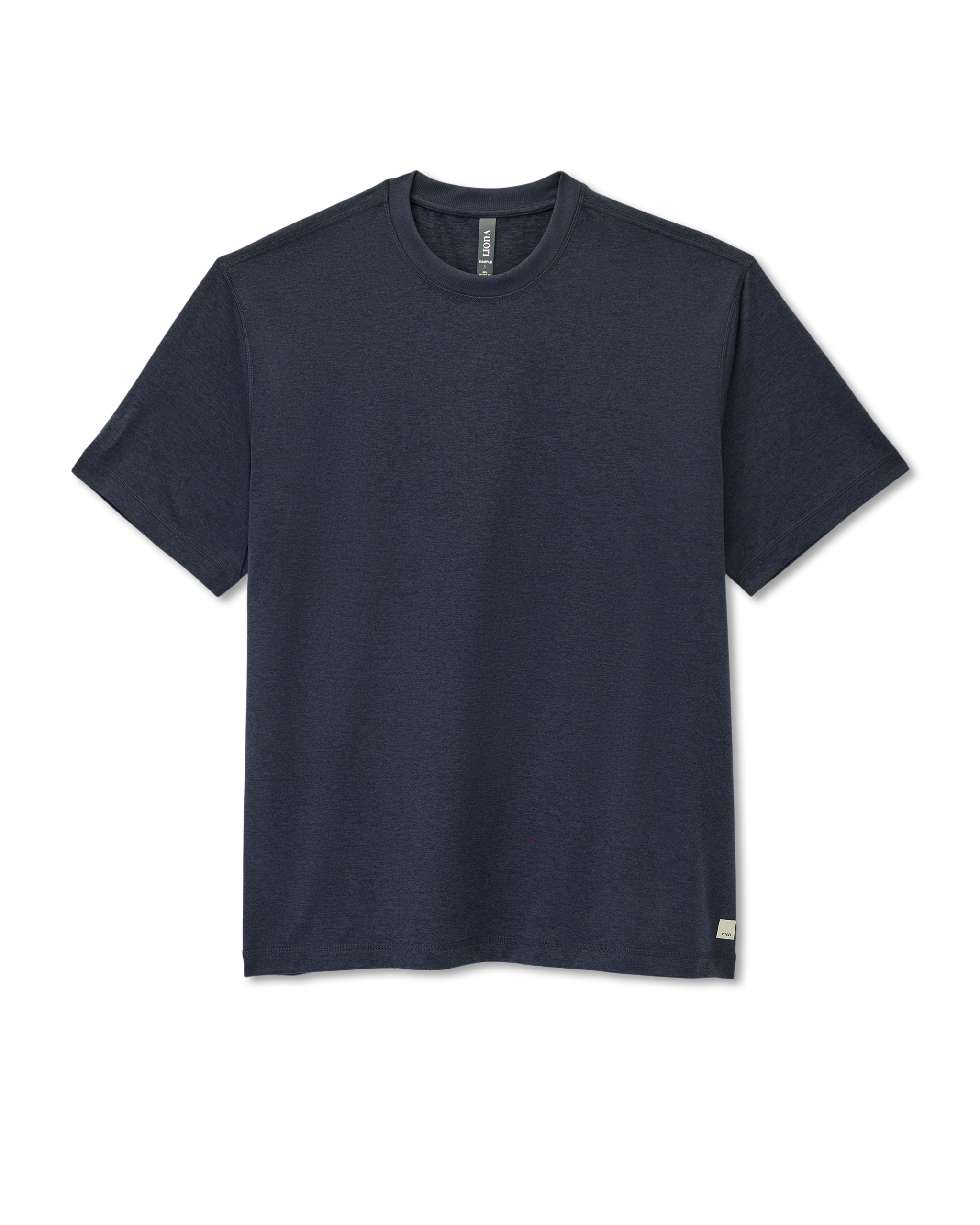 Short Sleeve Ponto Tee - Relaxed Fit | Midnight Heather - Image 6