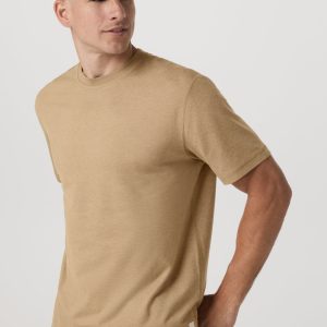 Short Sleeve Ponto Tee - Relaxed Fit | Sungold Heather