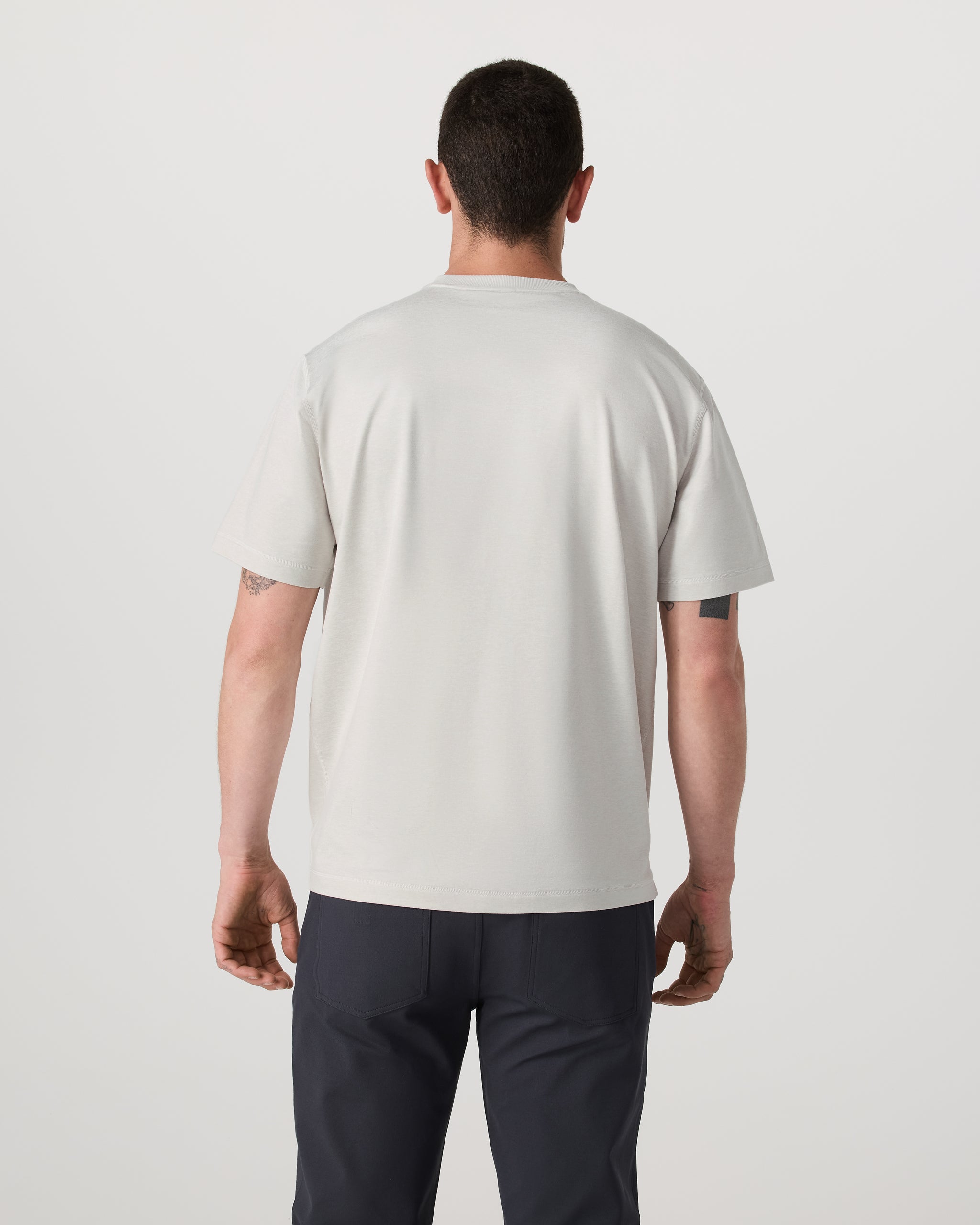 Short Sleeve Ponto Tee - Relaxed Fit | Salt Heather - Image 3