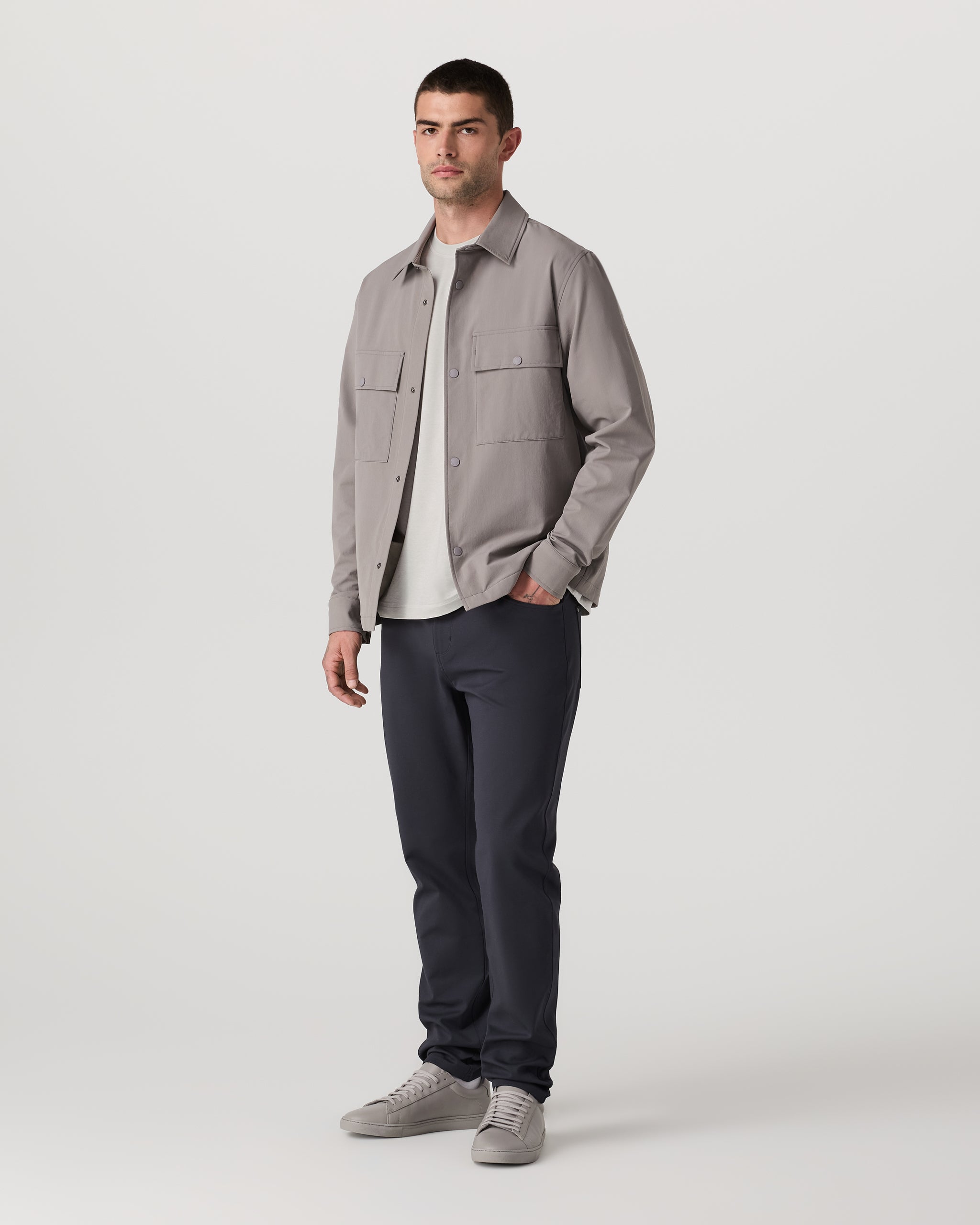 Short Sleeve Ponto Tee - Relaxed Fit | Salt Heather - Image 5