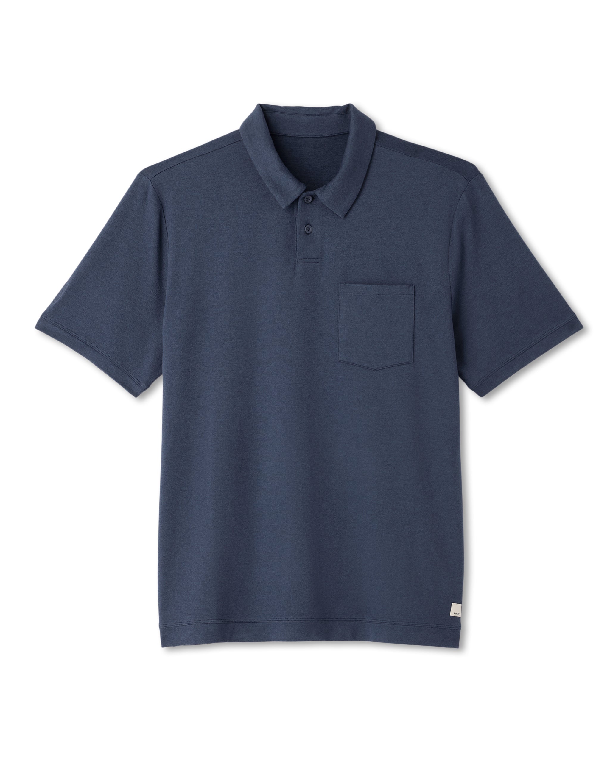 Short Sleeve Ponto Performance Polo | Azure Heather - Image 6