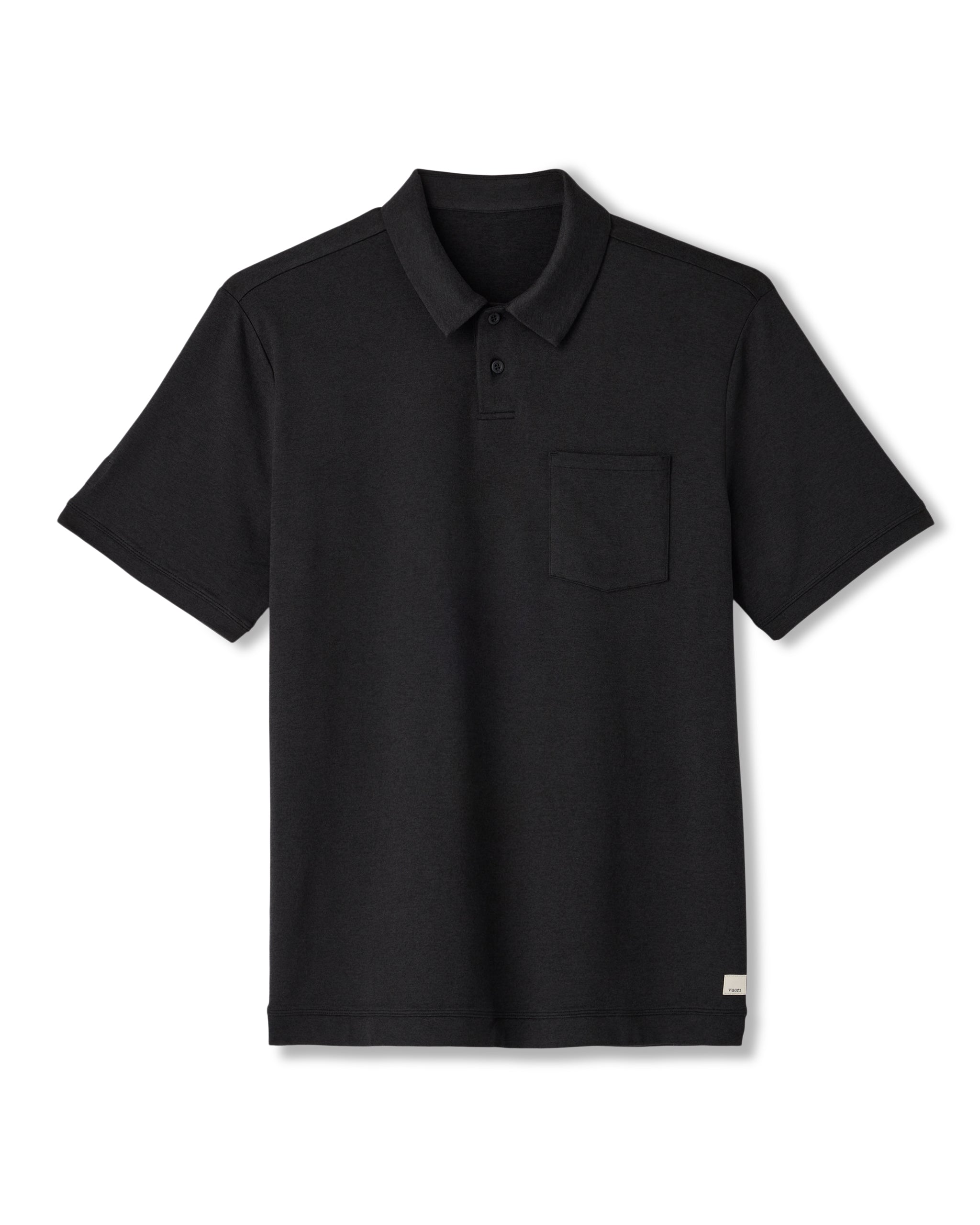 Short Sleeve Ponto Performance Polo | Black Heather - Image 4