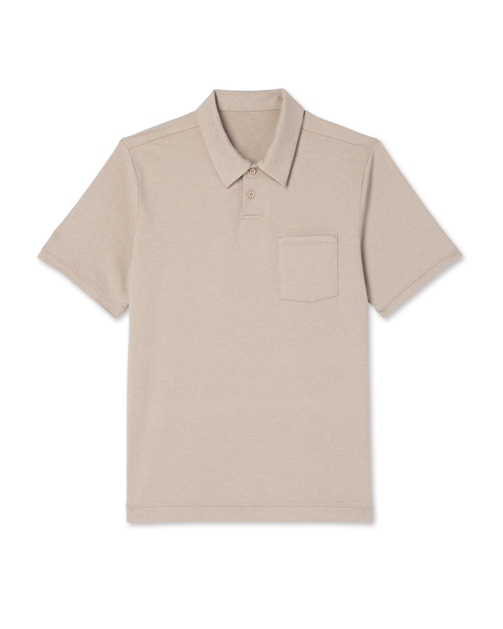 Short Sleeve Ponto Performance Polo | Dark Salt Heather - Image 6