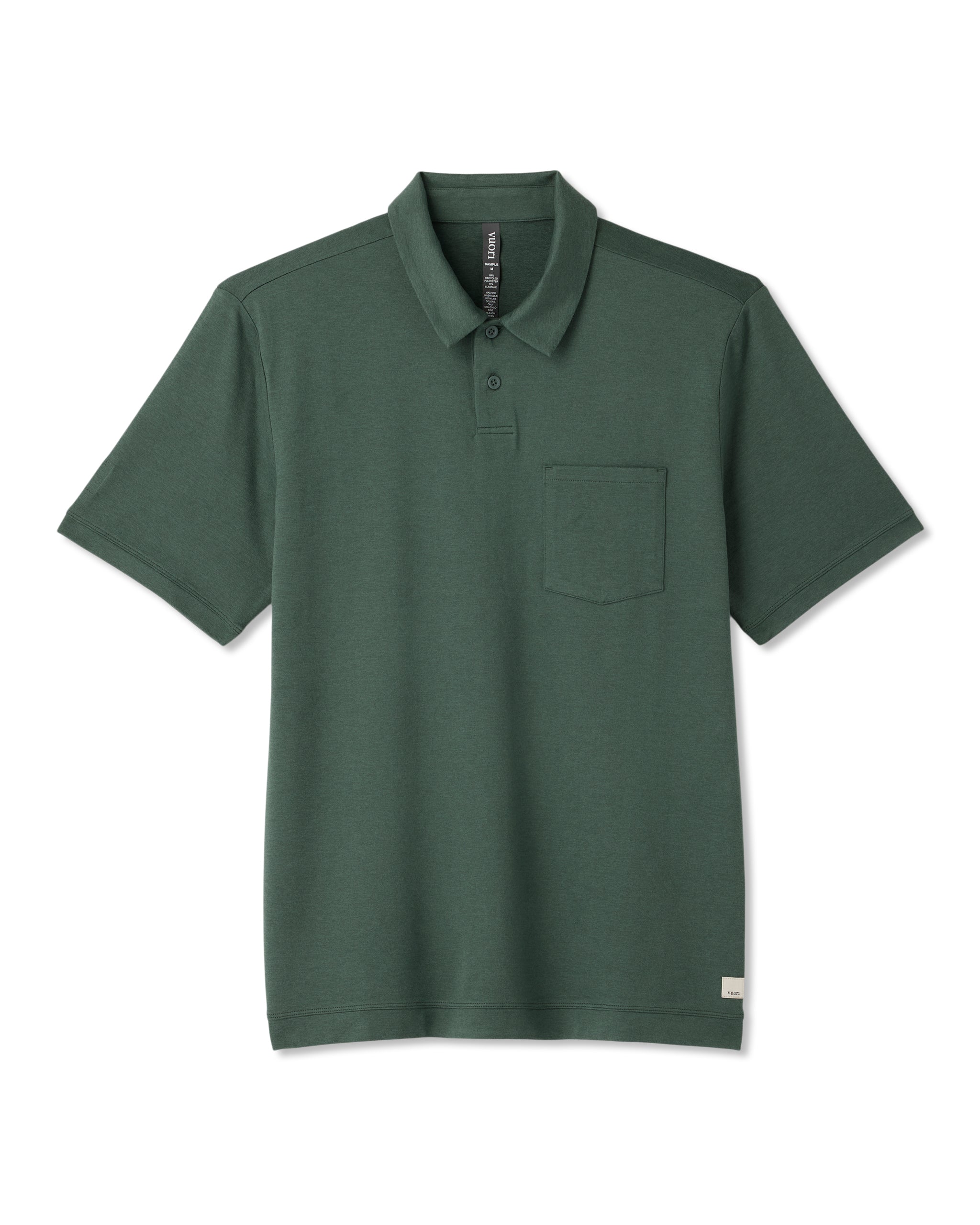 Short Sleeve Ponto Performance Polo | Marsh Heather - Image 6