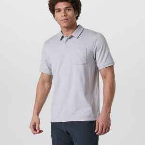 Short Sleeve Ponto Performance Polo | Frost Grey Heather