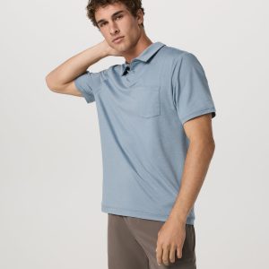 Short Sleeve Ponto Performance Polo | Flint Heather