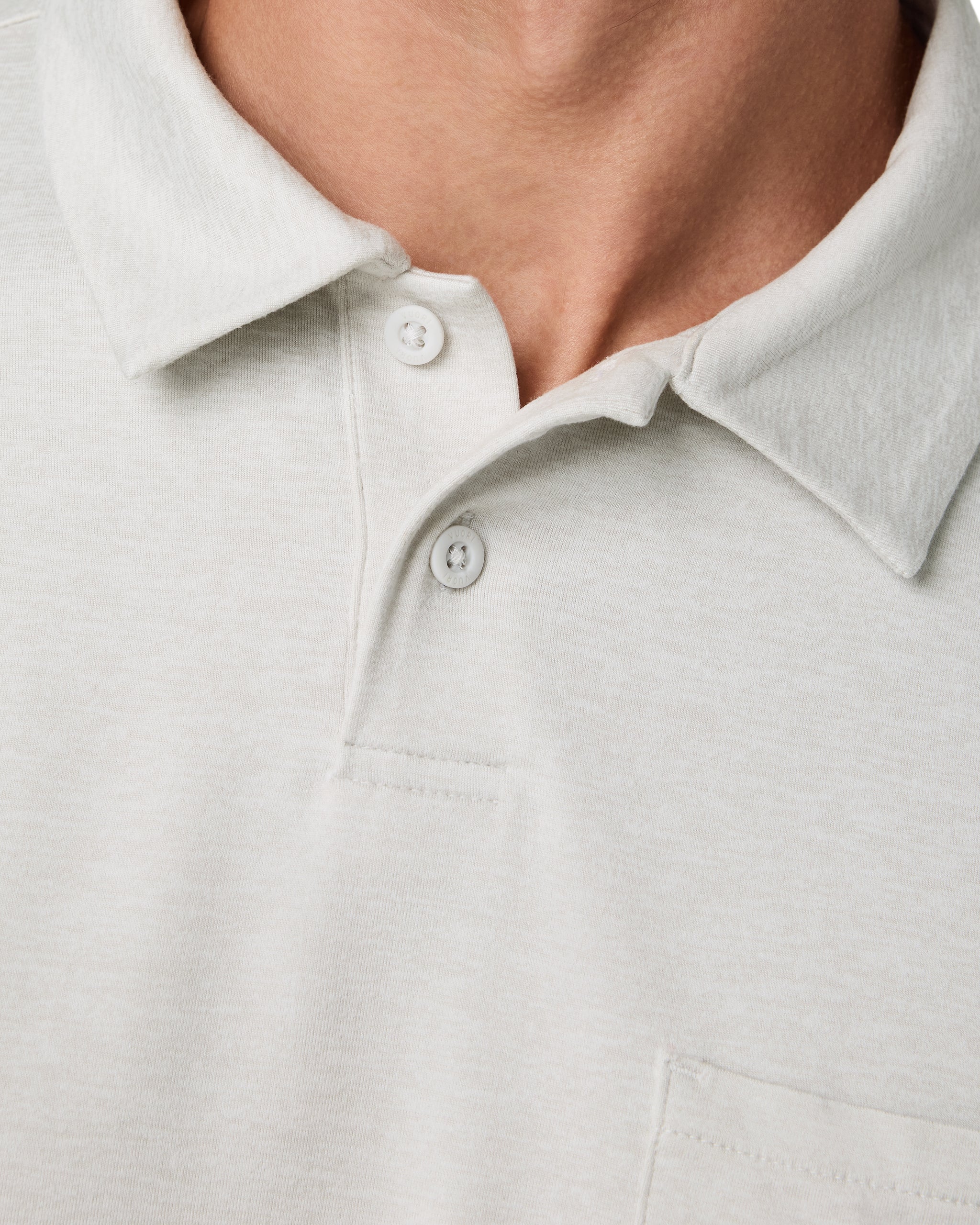 Short Sleeve Ponto Performance Polo | Salt Heather - Image 5