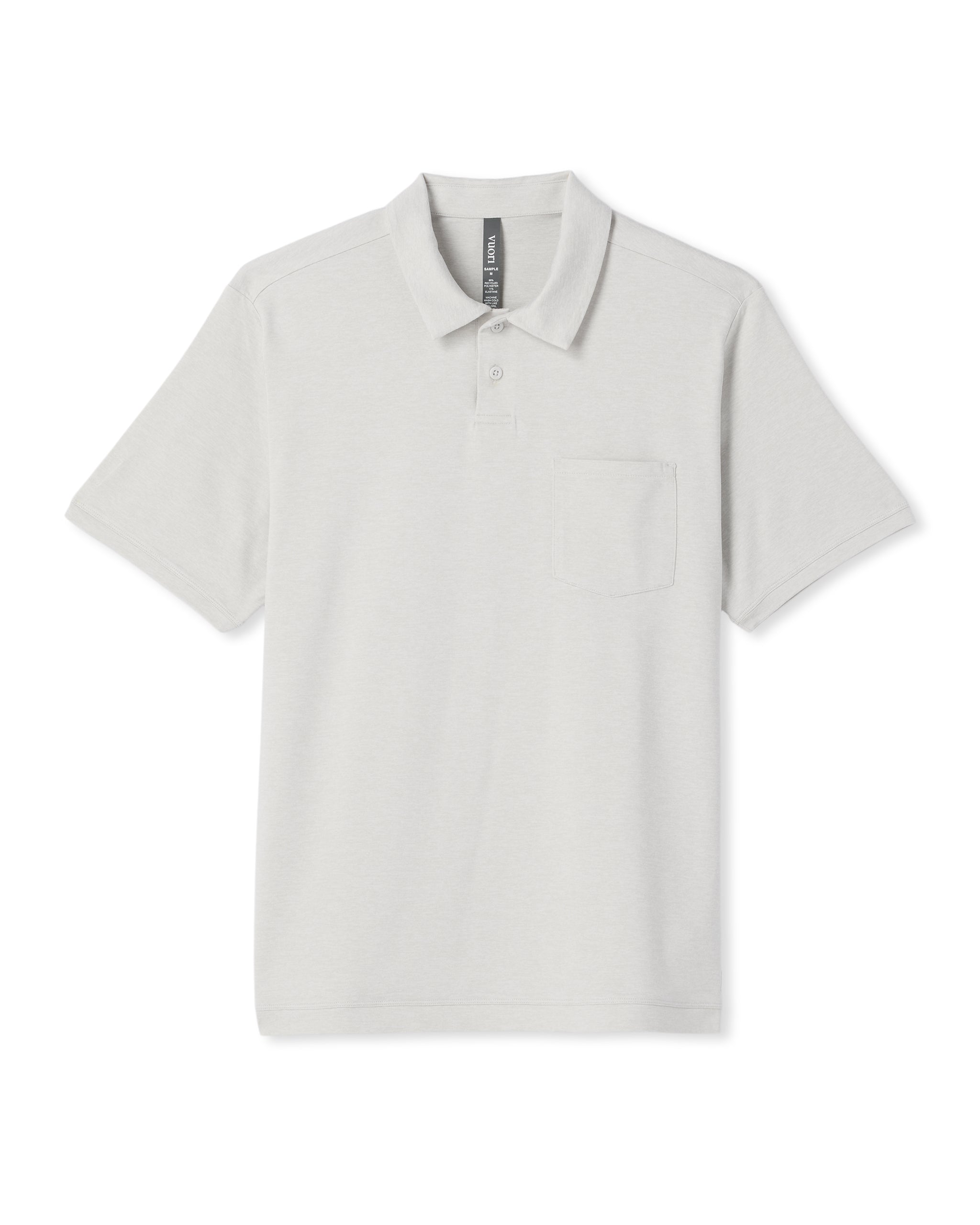 Short Sleeve Ponto Performance Polo | Salt Heather - Image 6