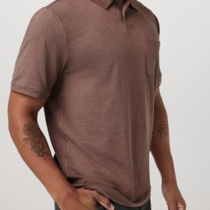 Short Sleeve Ponto Performance Polo | Sable Heather