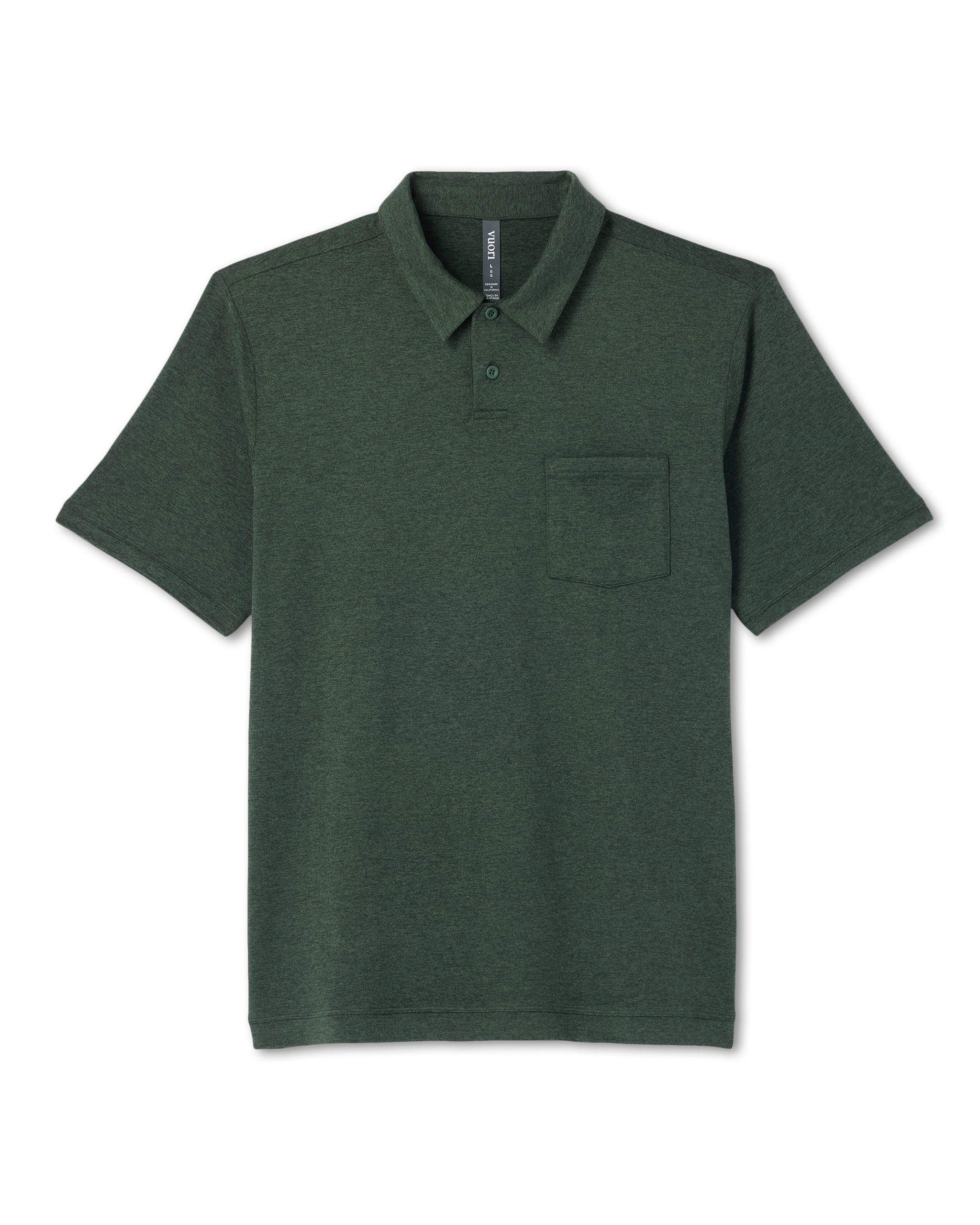 Short Sleeve Ponto Performance Polo | Salamander Heather - Image 6