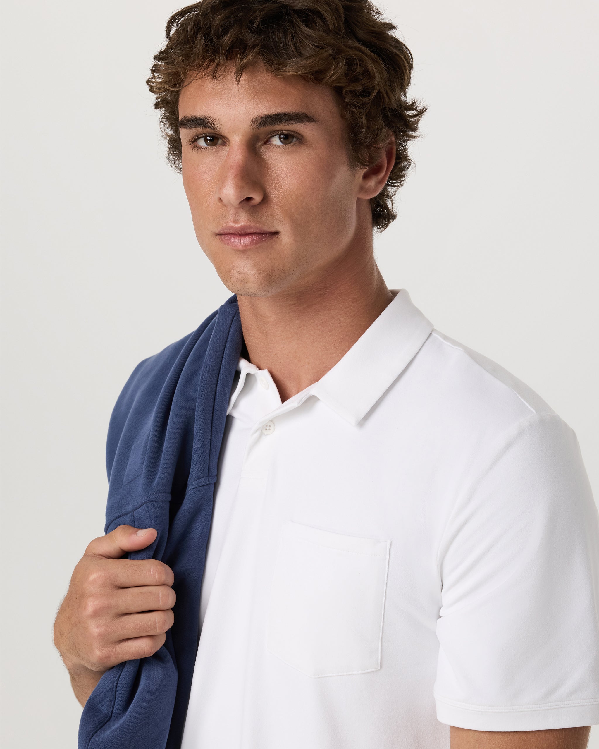 Short Sleeve Ponto Performance Polo | White - Image 2