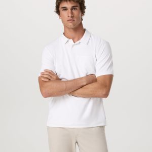 Short Sleeve Ponto Performance Polo | White