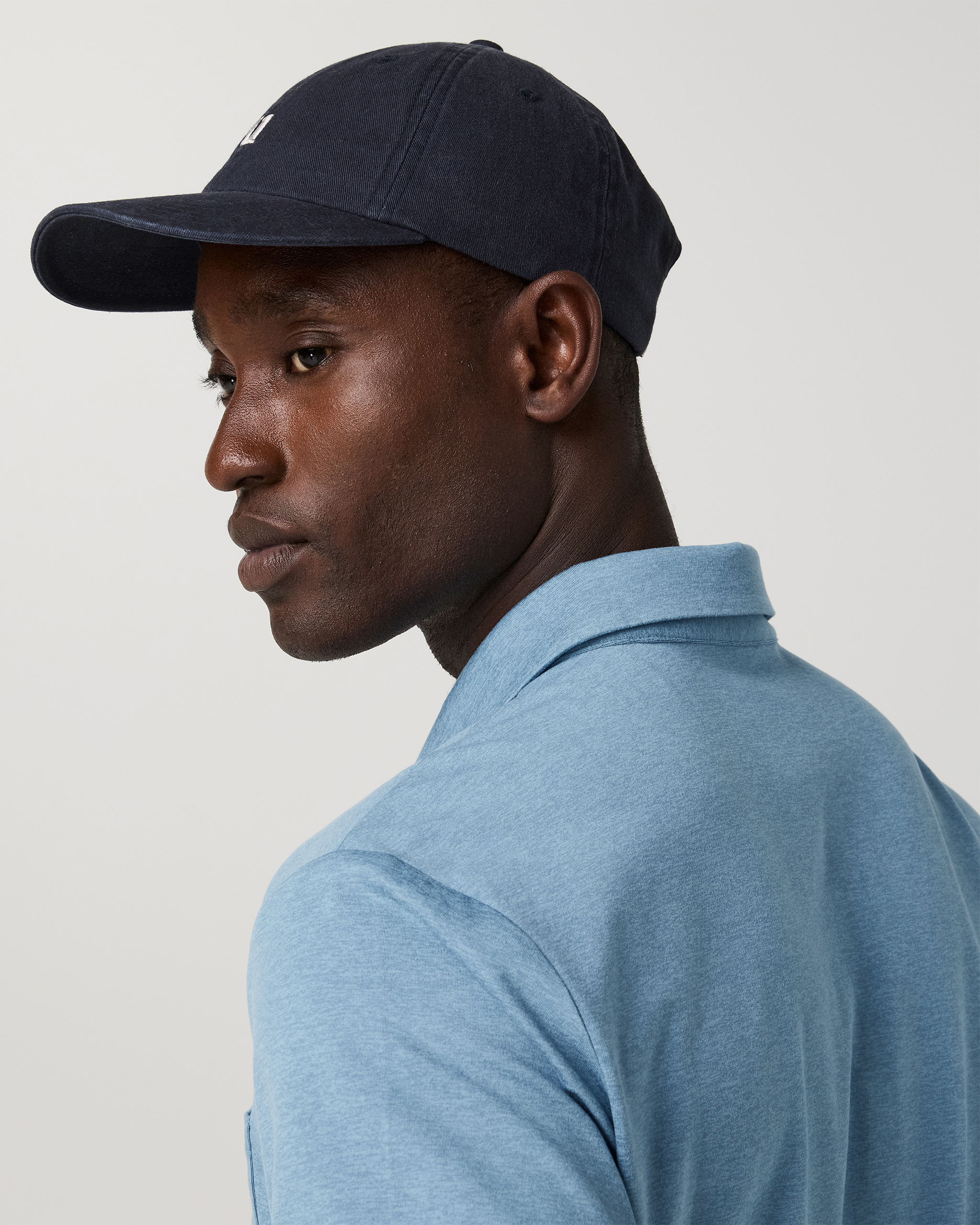 Short Sleeve Ponto Performance Polo | Salty Air Heather - Image 5