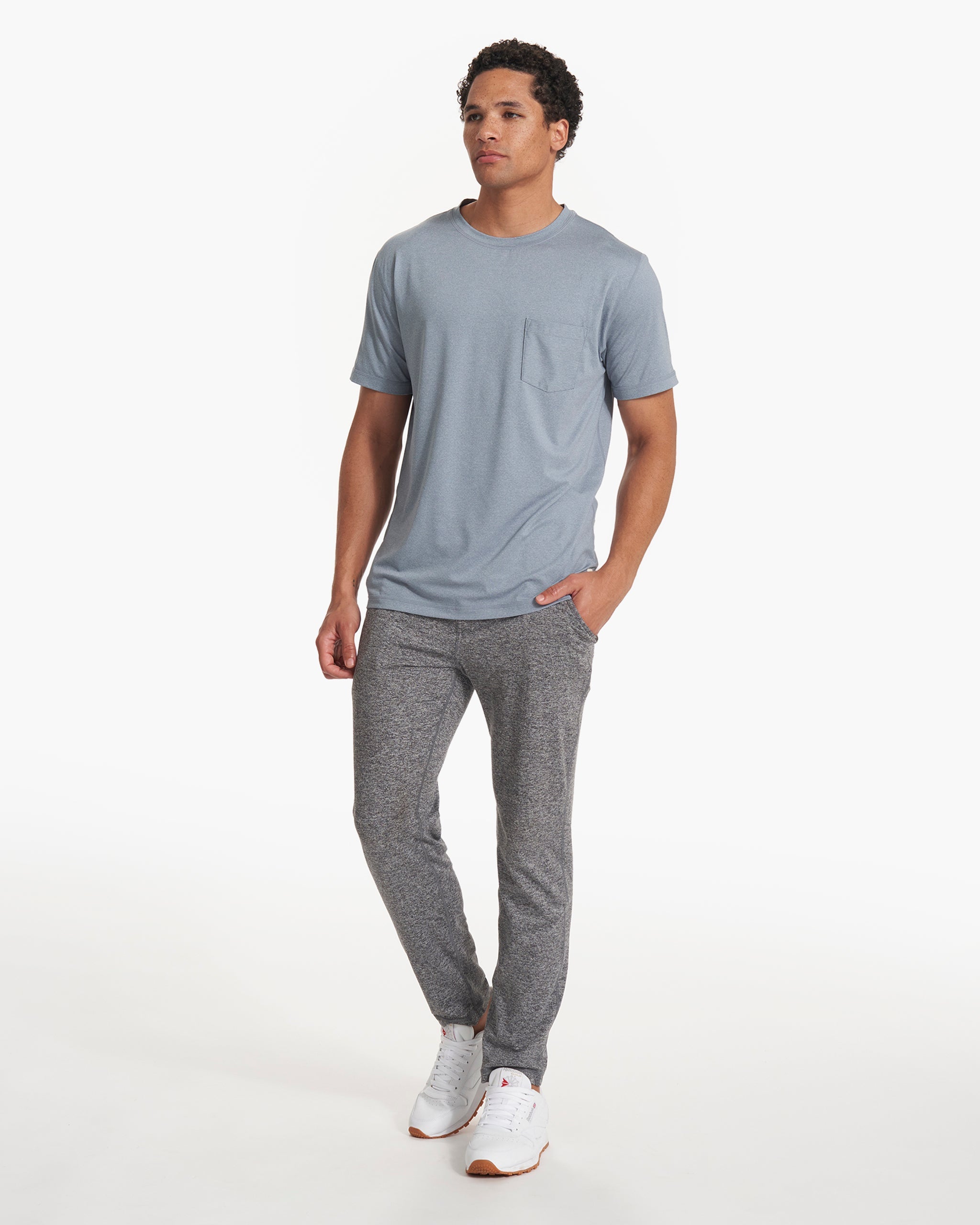 Tradewind Performance Tee | Cloud Heather - Image 5