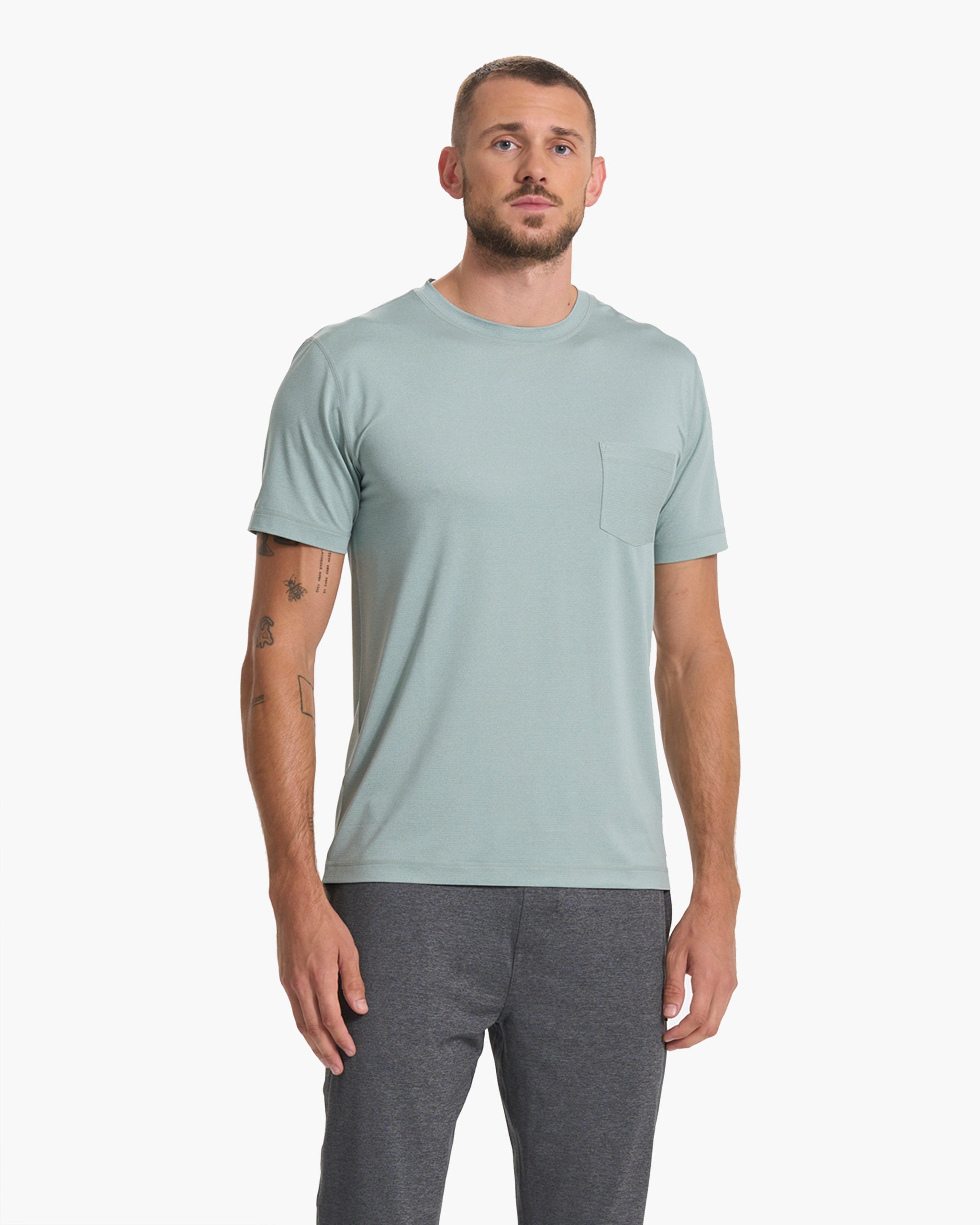 Tradewind Performance Tee | Neptune Heather
