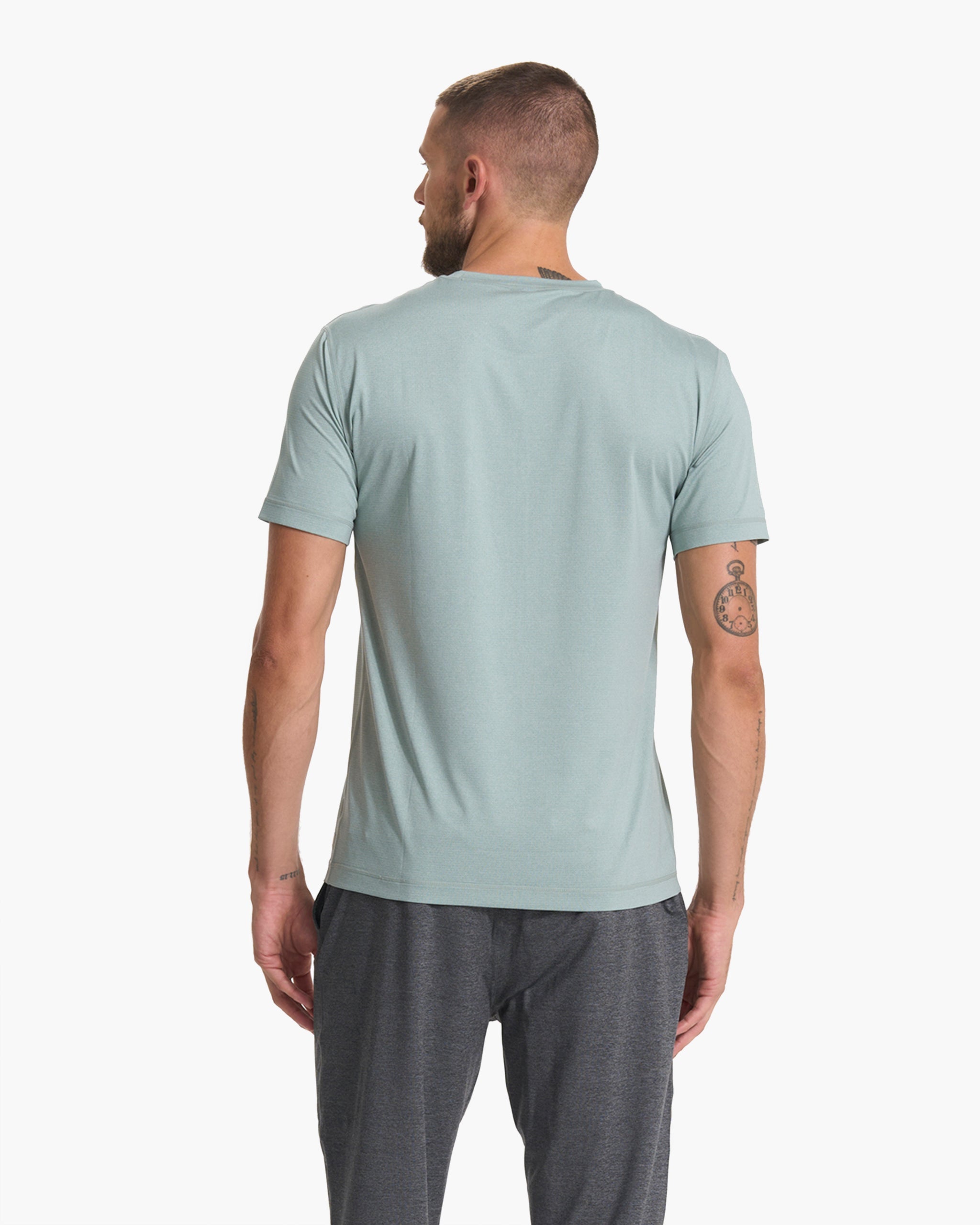 Tradewind Performance Tee | Neptune Heather - Image 4