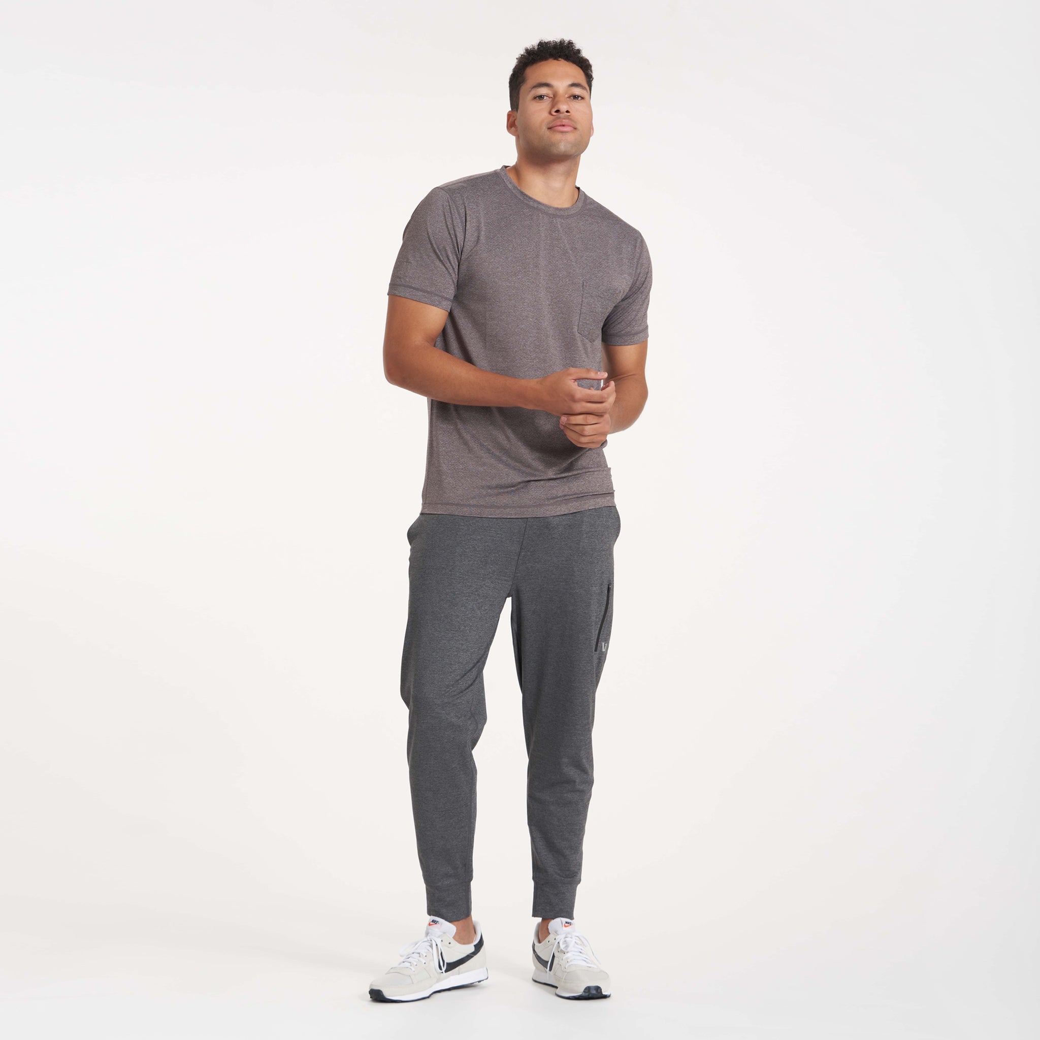 Tradewind Performance Tee | Quartz Heather - Image 4