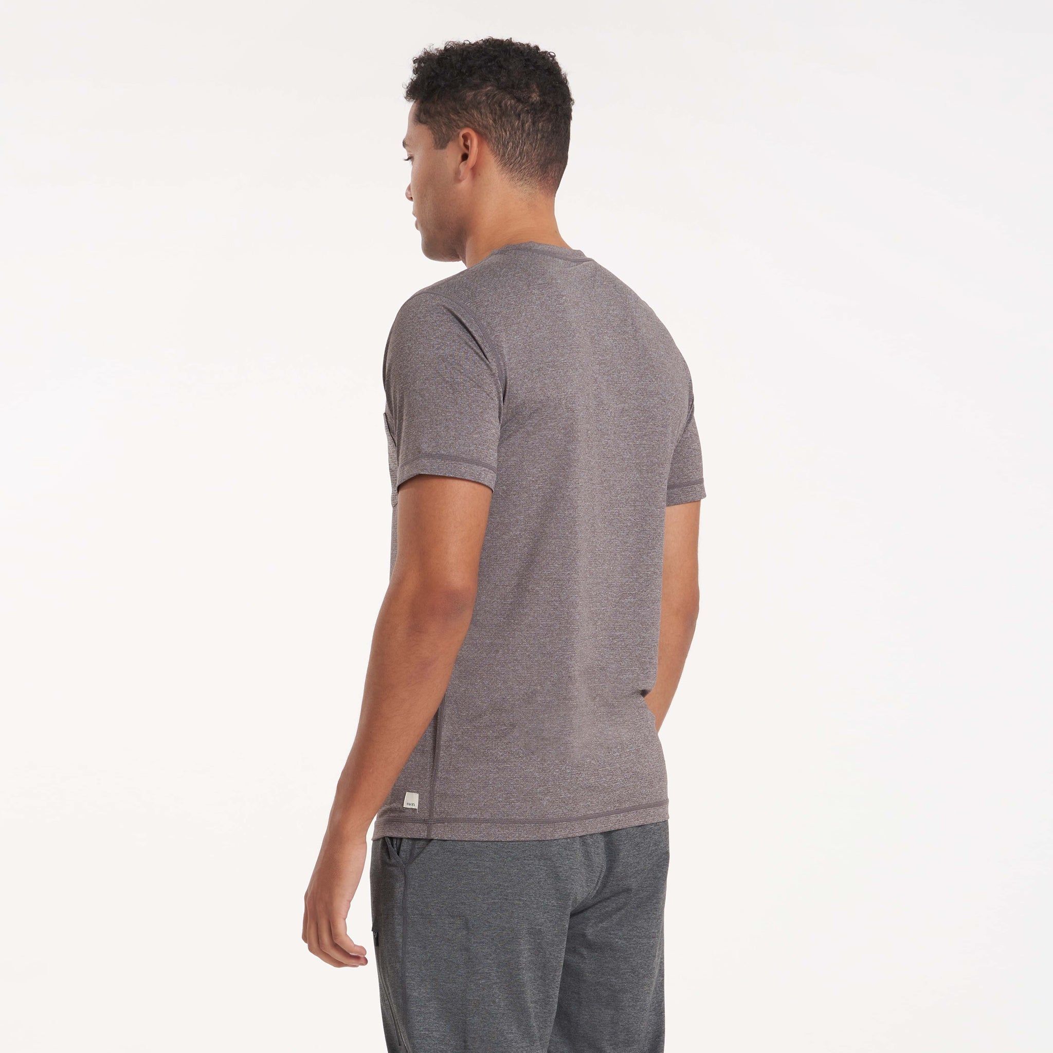 Tradewind Performance Tee | Quartz Heather - Image 2