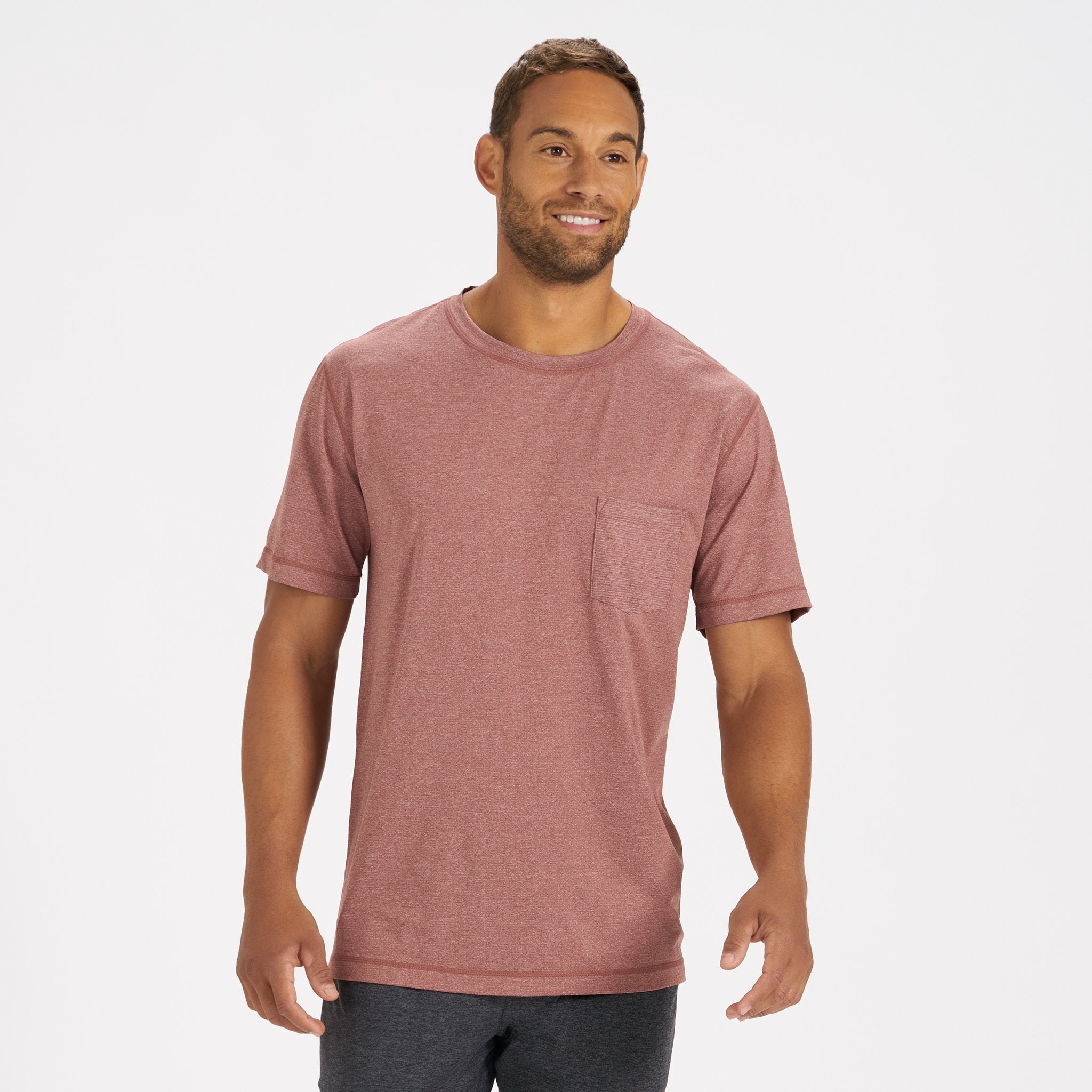 Tradewind Performance Tee | Red Clay Heather - Image 3