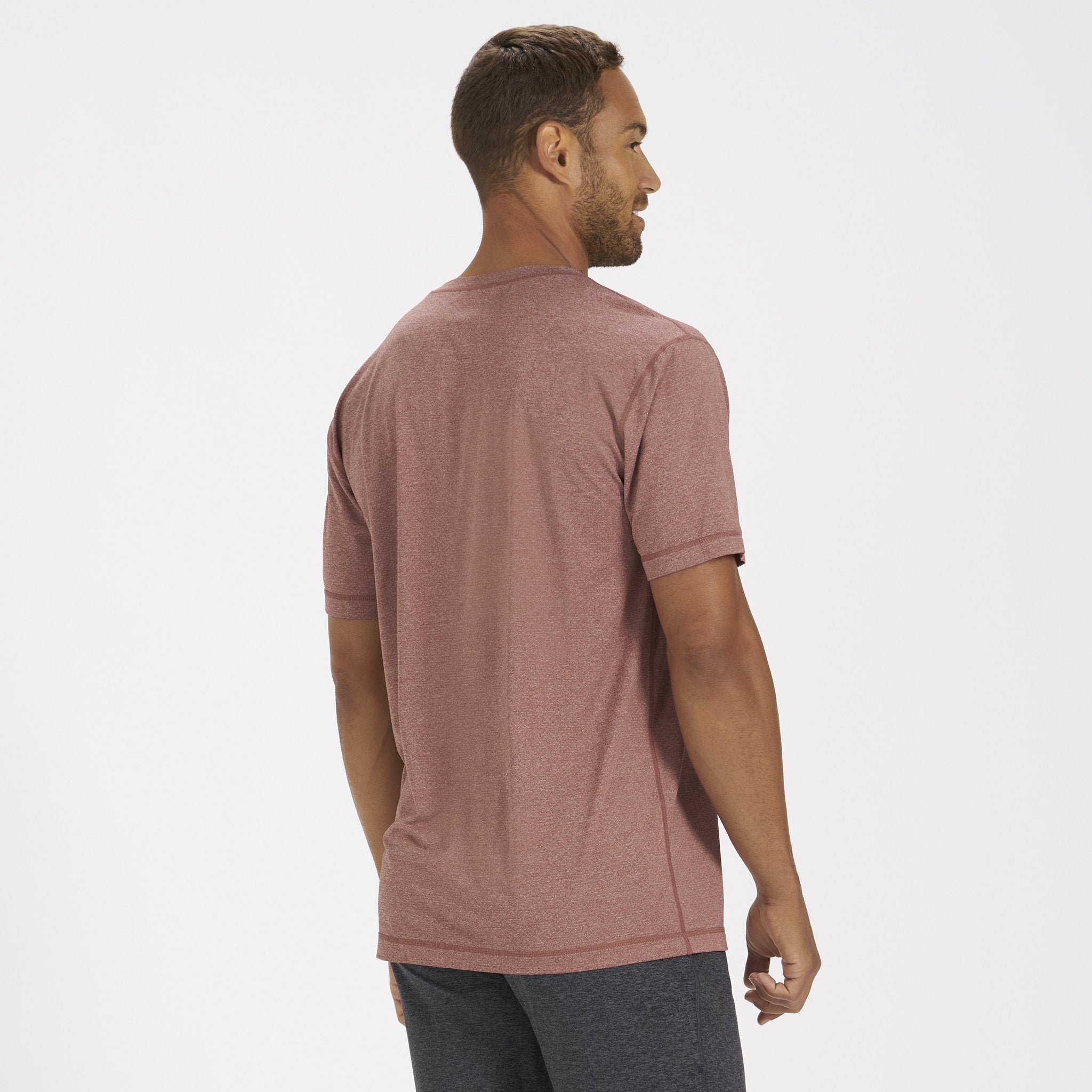 Tradewind Performance Tee | Red Clay Heather - Image 2