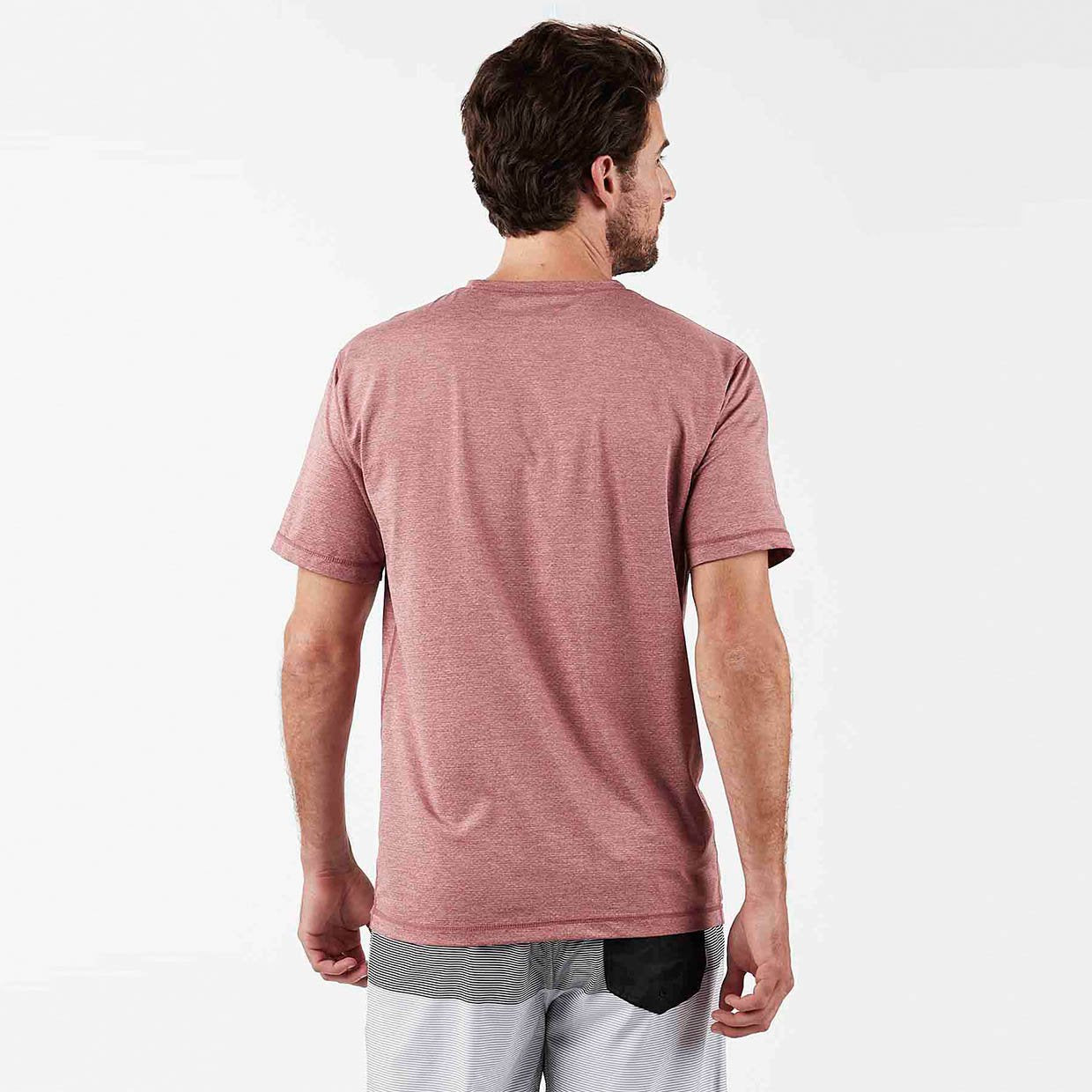 Tradewind Performance Tee | Saltwater Red Heather