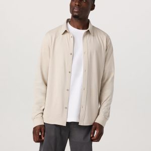 Long Sleeve Knit Oxford Button Down - Classic Fit | Trench