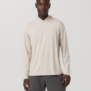 Long Sleeve Everyday Fitness Hoodie | Oatmeal Heather