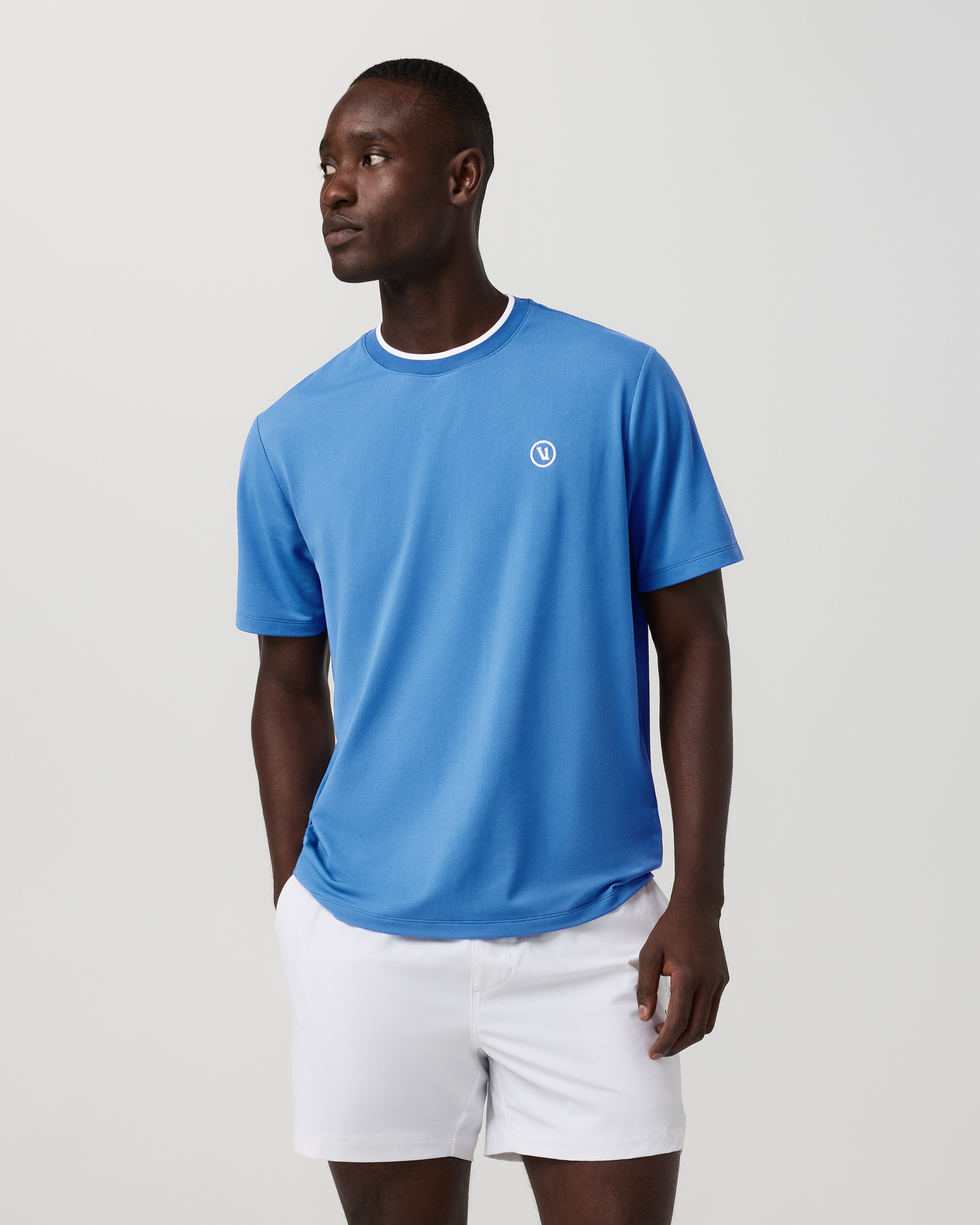 Short Sleeve Gamepoint Tee - Relaxed Fit | Court Blue