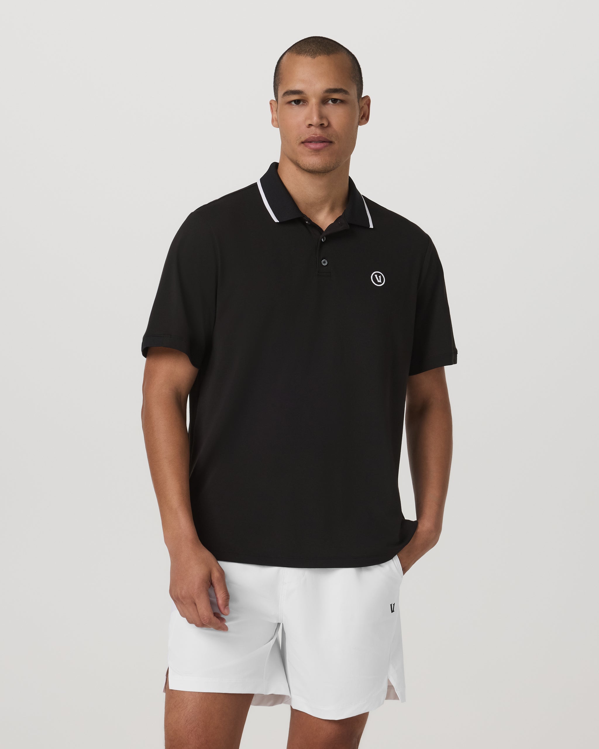 Short Sleeve Gamepoint Polo 2.0 | Black