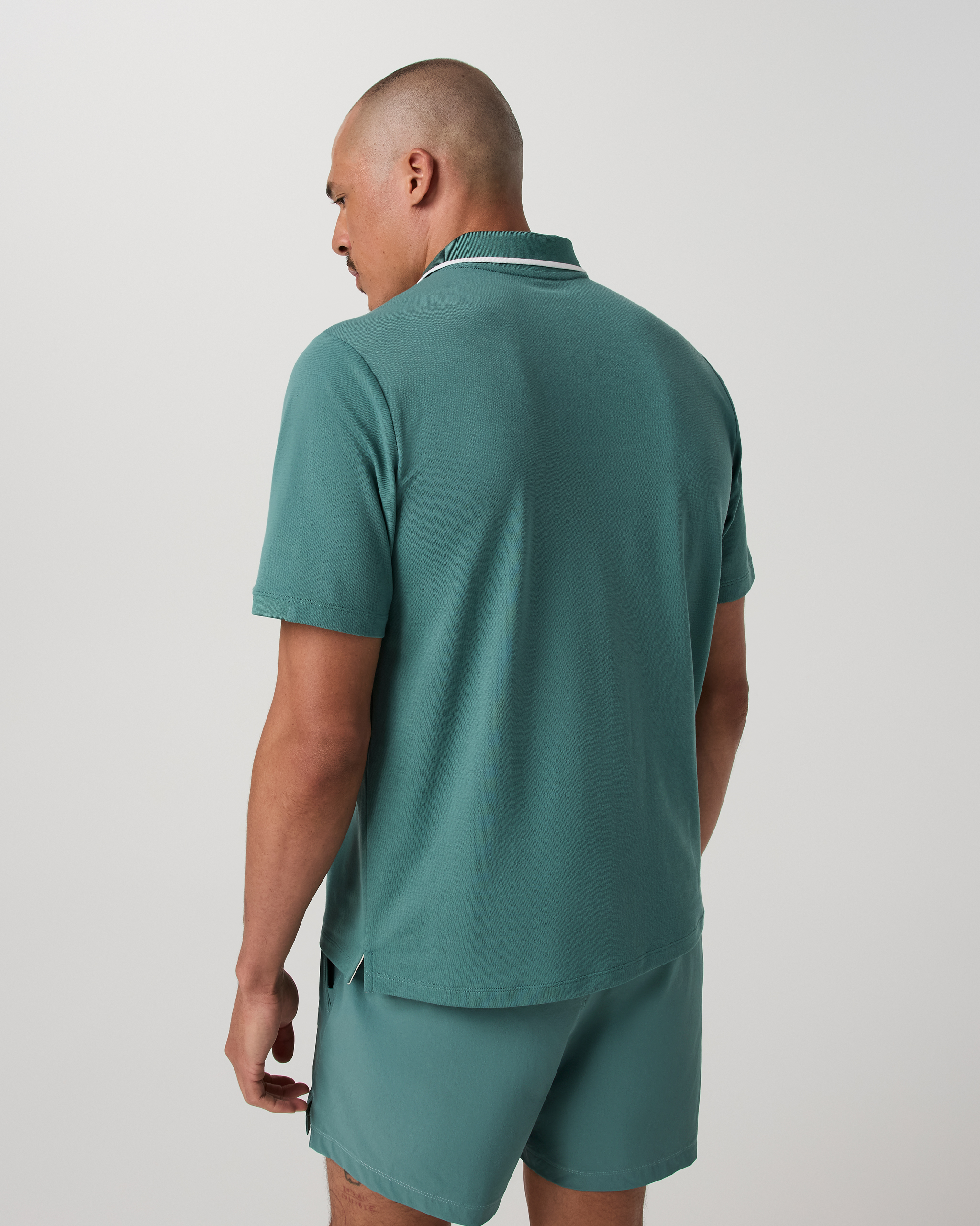 Short Sleeve Gamepoint Polo 2.0 | Dark Cyan - Image 4