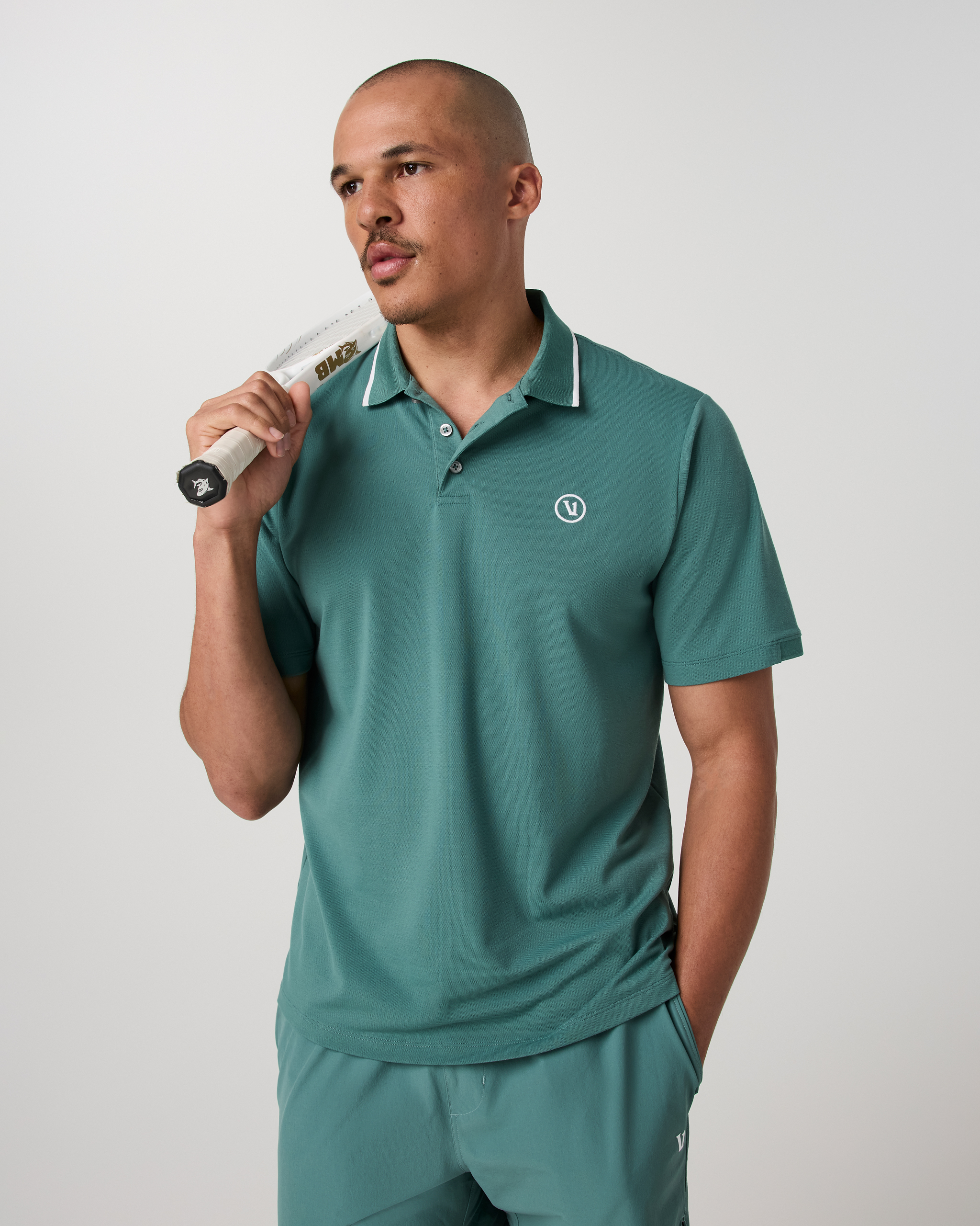 Short Sleeve Gamepoint Polo 2.0 | Dark Cyan - Image 5