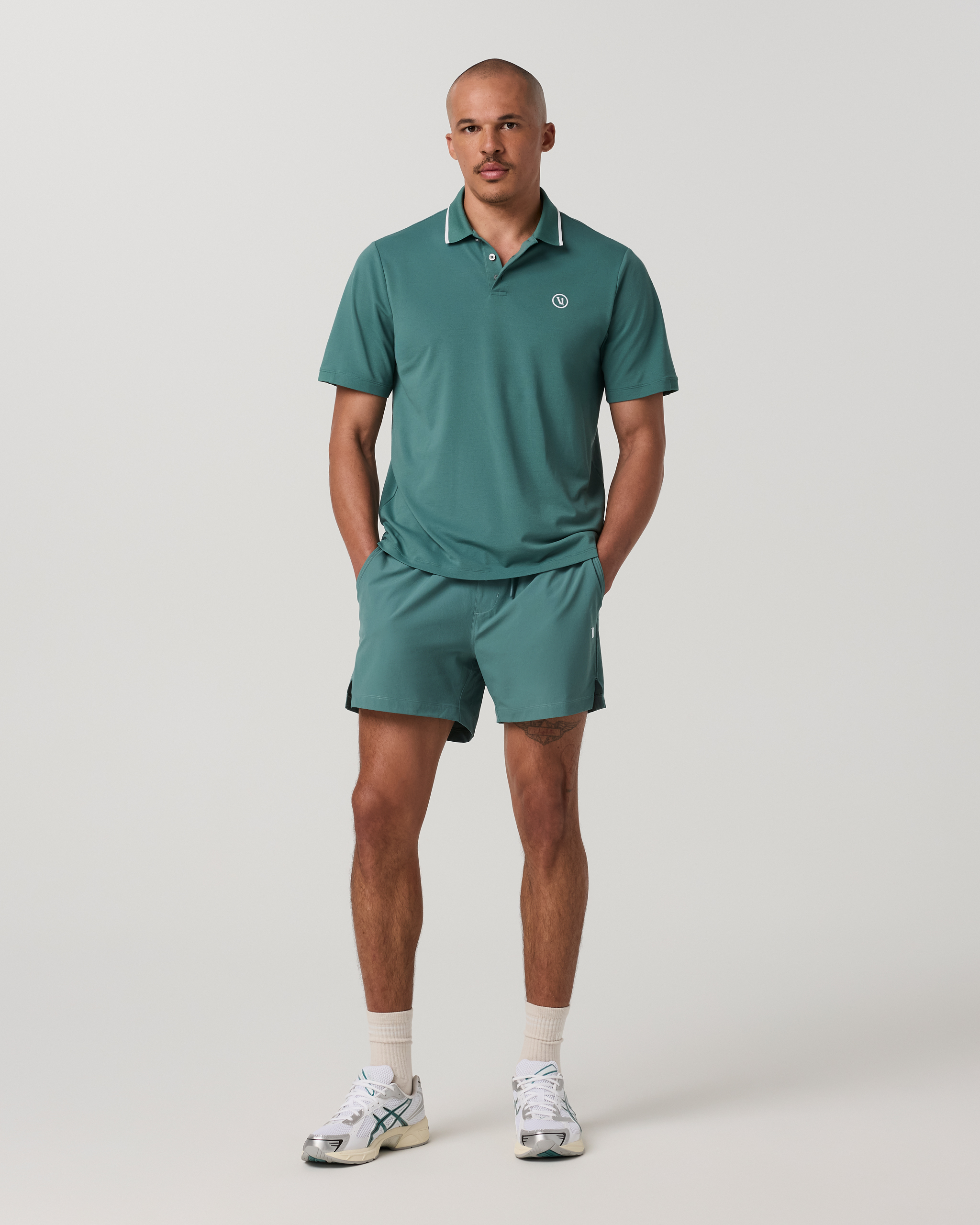 Short Sleeve Gamepoint Polo 2.0 | Dark Cyan - Image 3