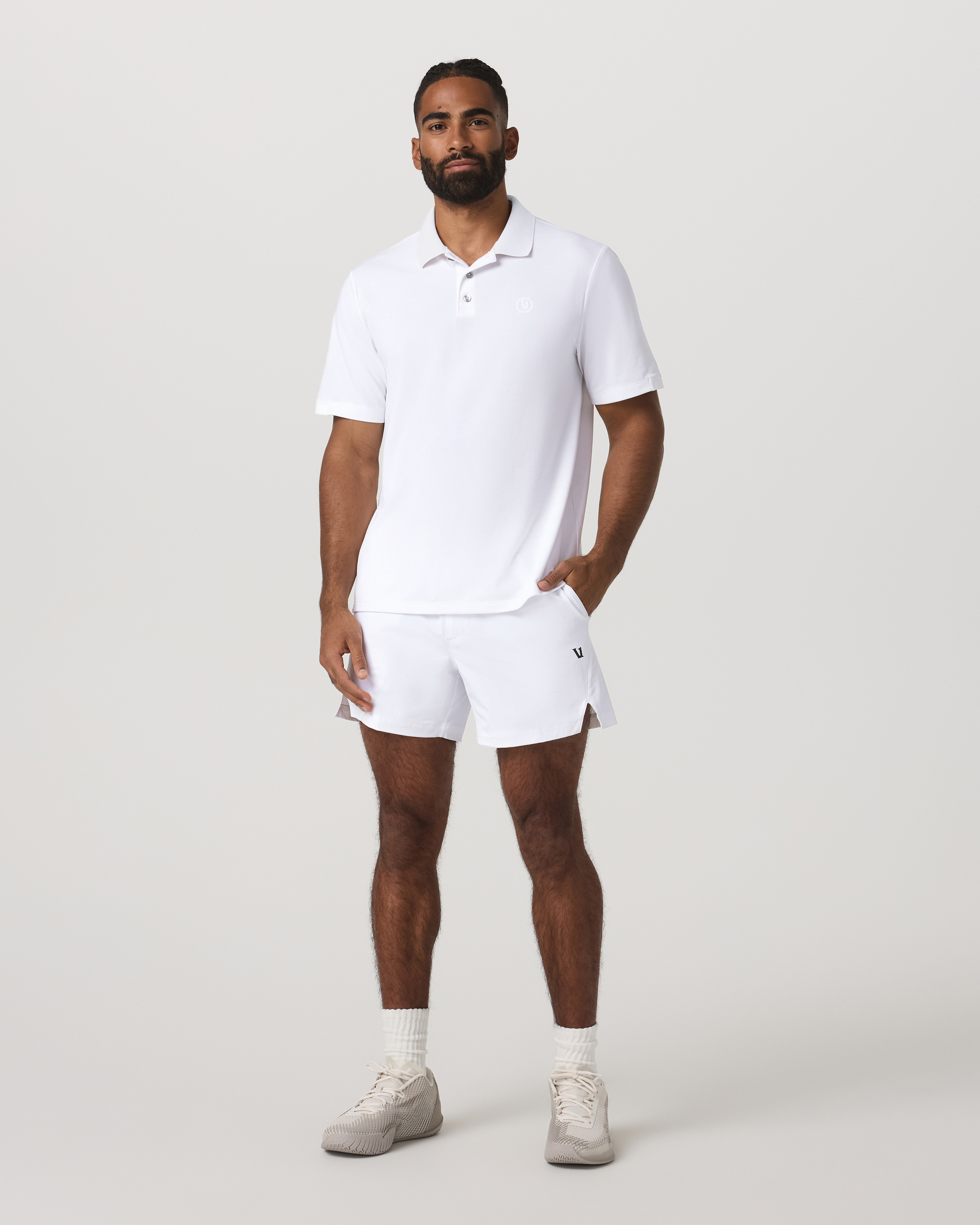 Short Sleeve Gamepoint Polo 2.0 | White Non Tipped - Image 3