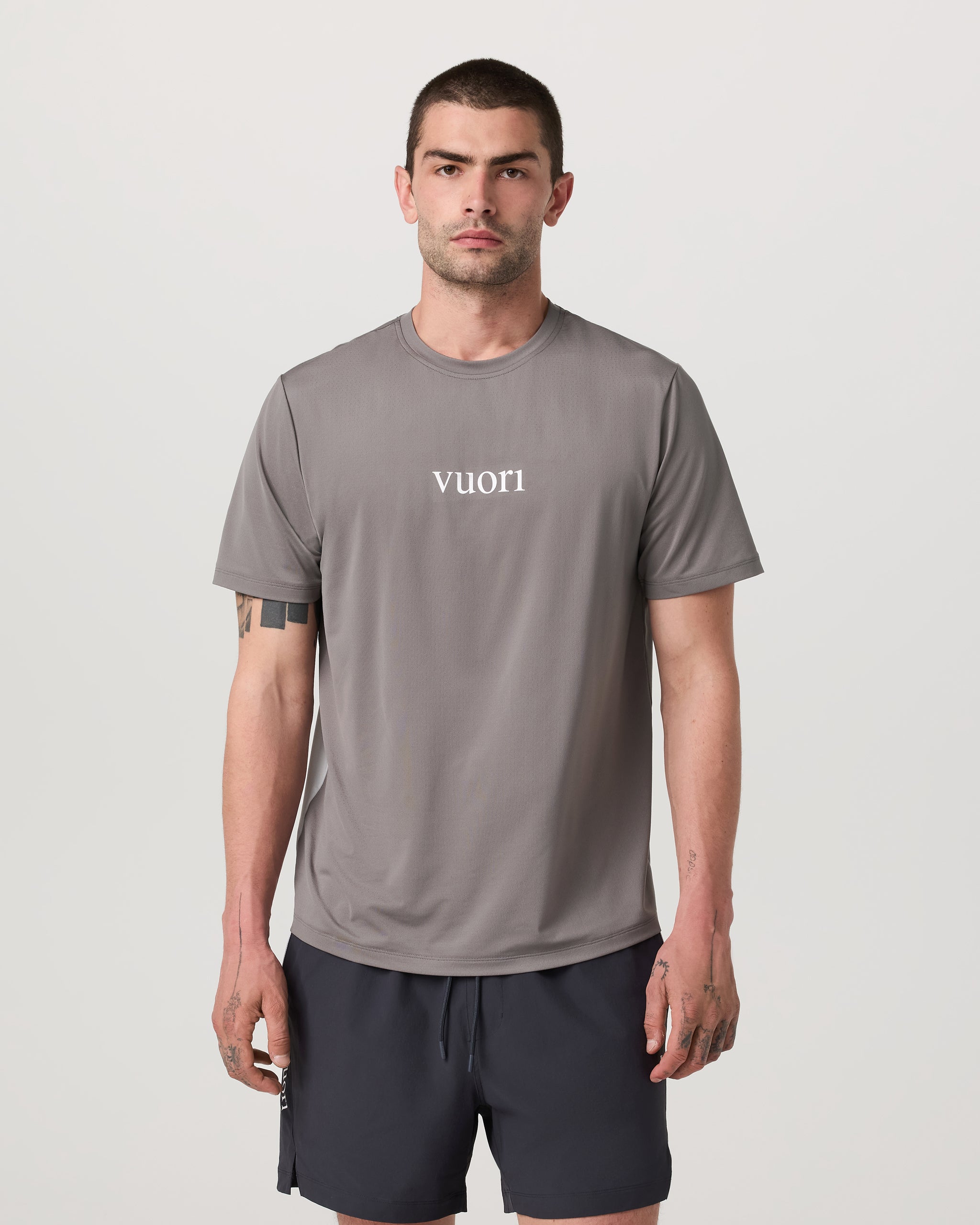 Short Sleeve Viewpoint Performance Tee 2.0 Pro | Cavern Grey Pro