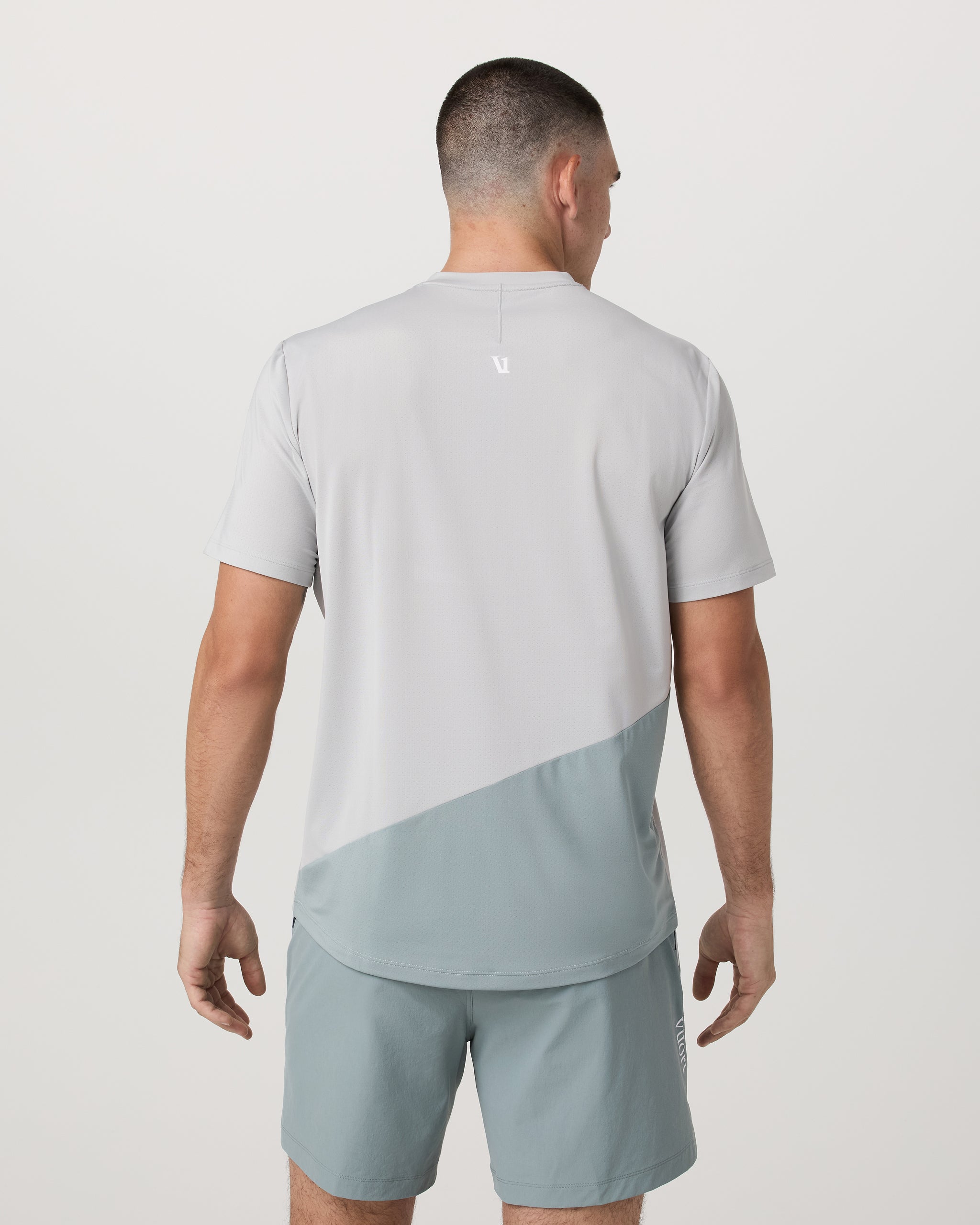 Short Sleeve Viewpoint Performance Tee 2.0 Pro | Sky Grey Pro - Image 3