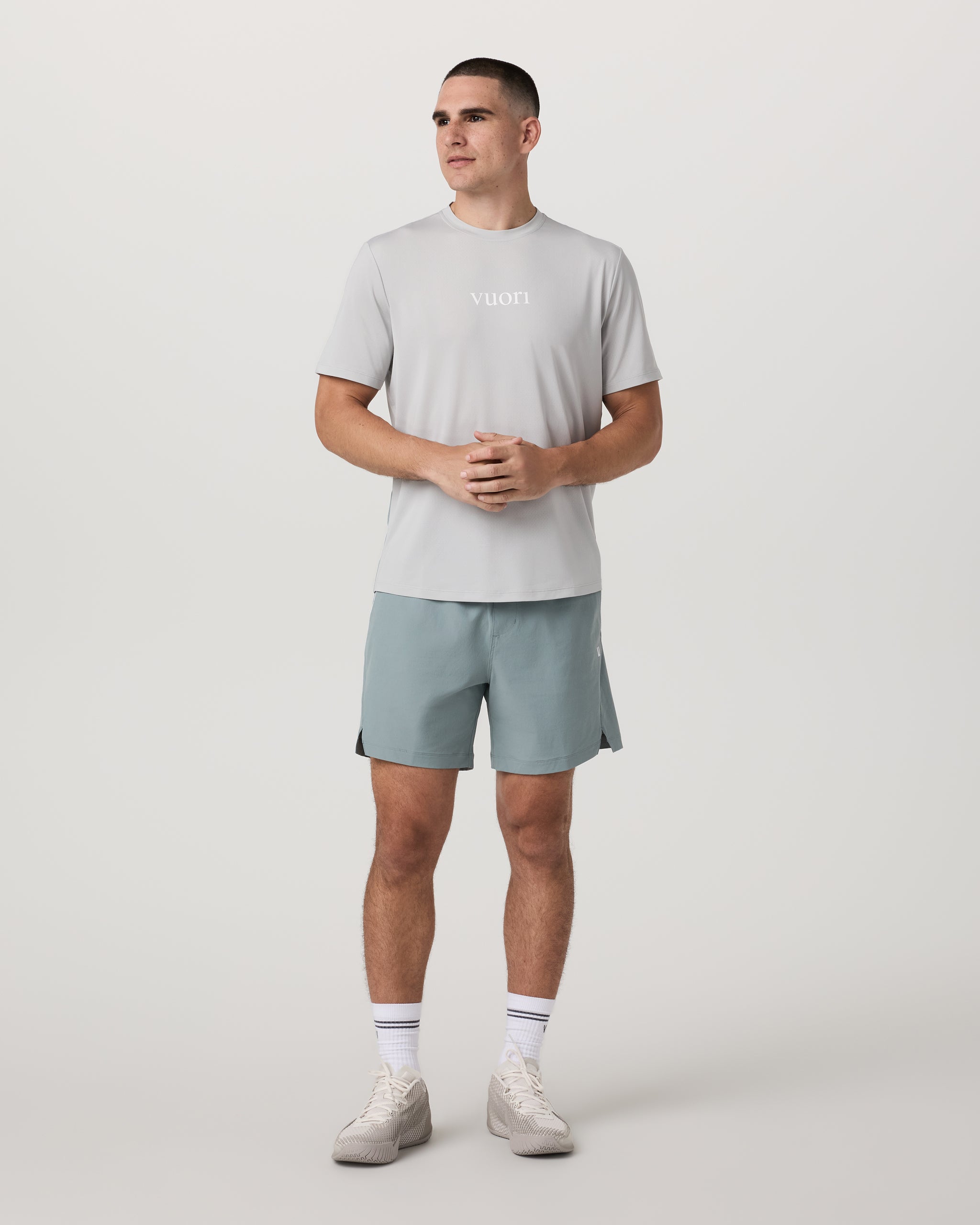 Short Sleeve Viewpoint Performance Tee 2.0 Pro | Sky Grey Pro - Image 5