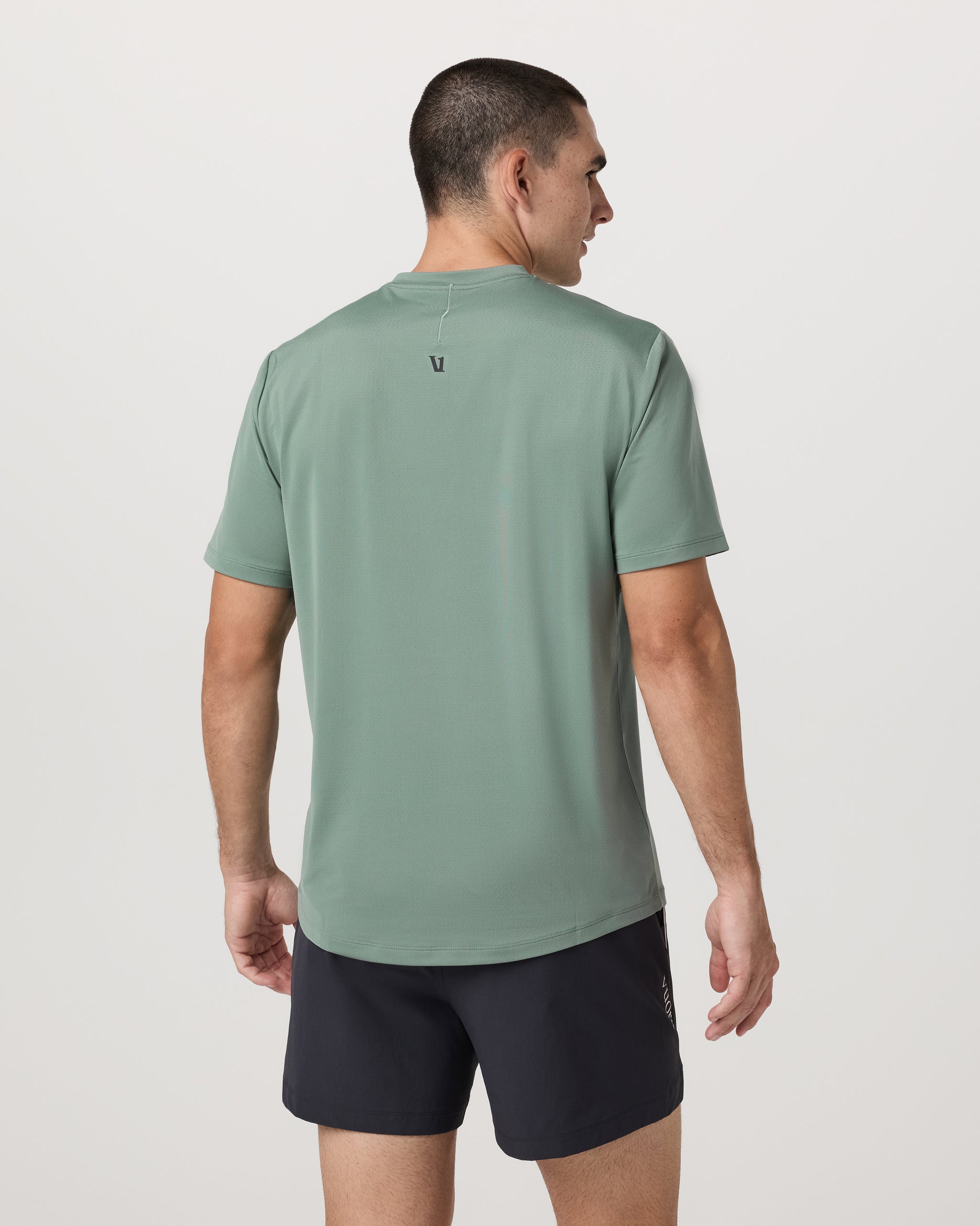 Short Sleeve Viewpoint Performance Tee 2.0 | Thyme - Image 3