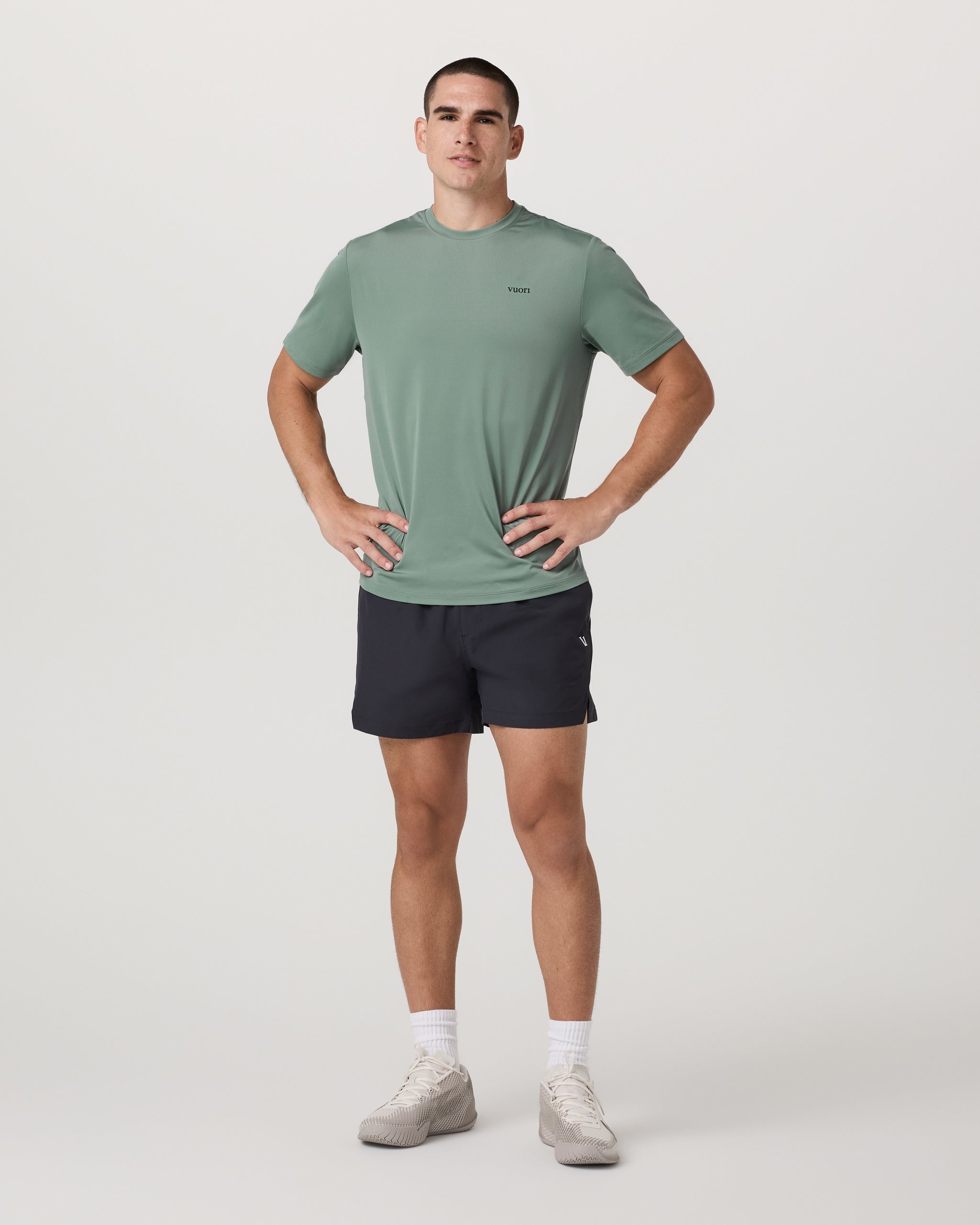 Short Sleeve Viewpoint Performance Tee 2.0 | Thyme - Image 4