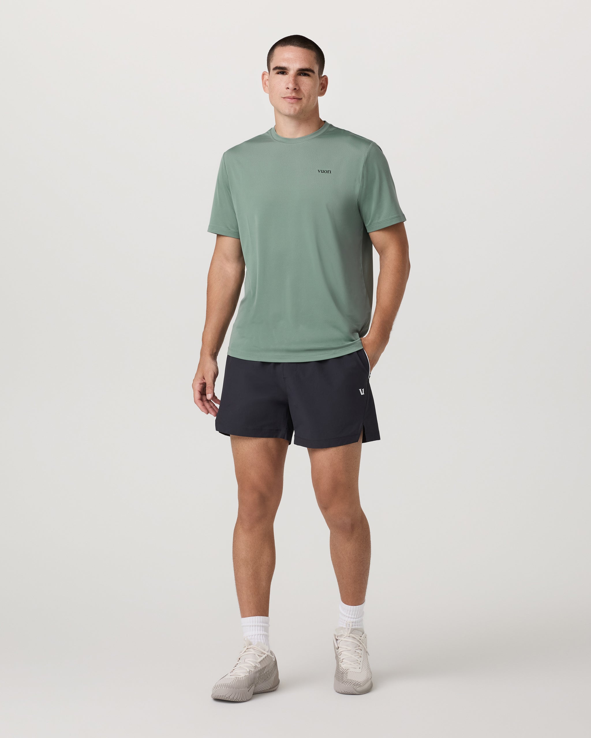 Short Sleeve Viewpoint Performance Tee 2.0 | Thyme - Image 5