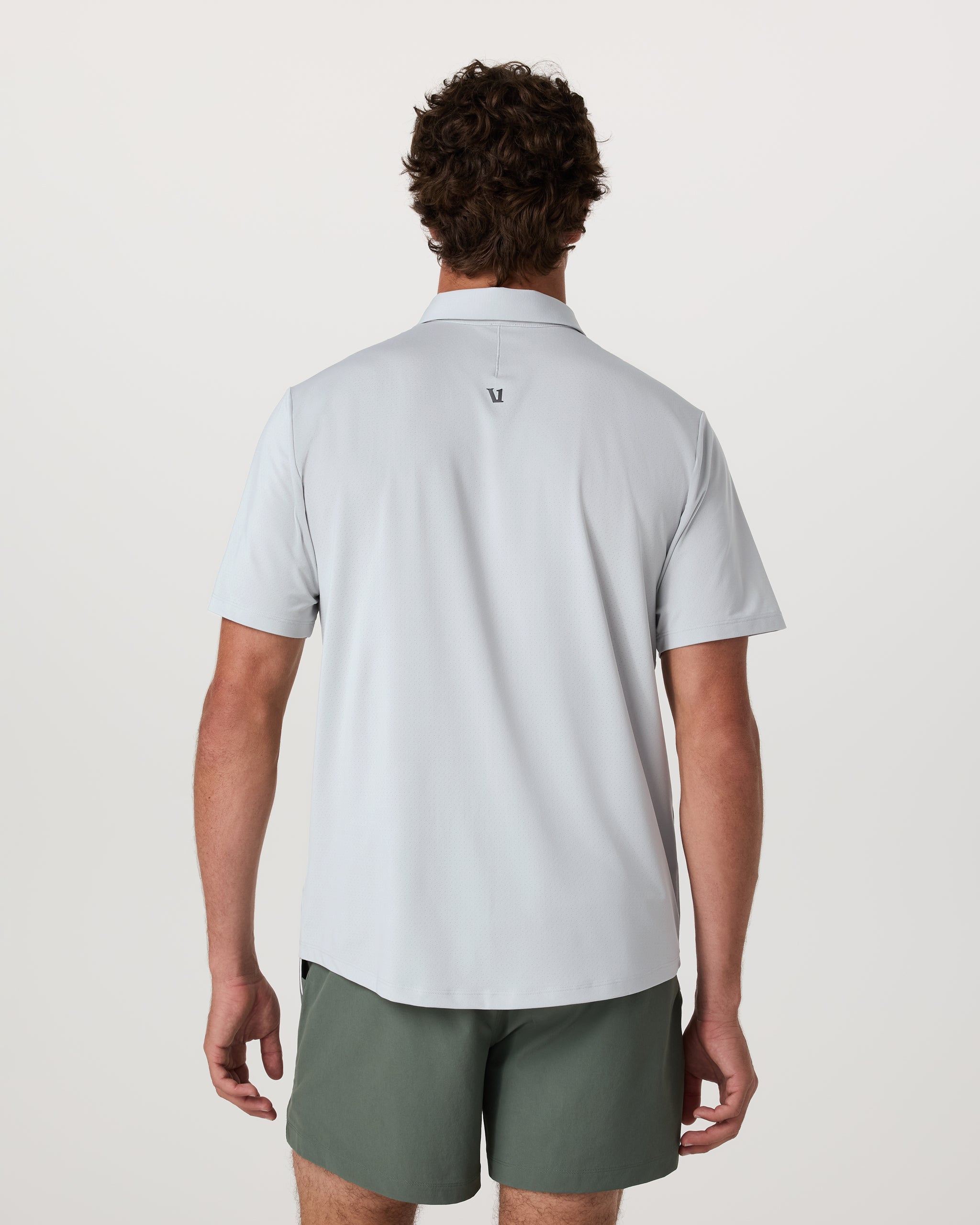 Short Sleeve Viewpoint Performance Polo 2.0 | Sky Grey - Image 3