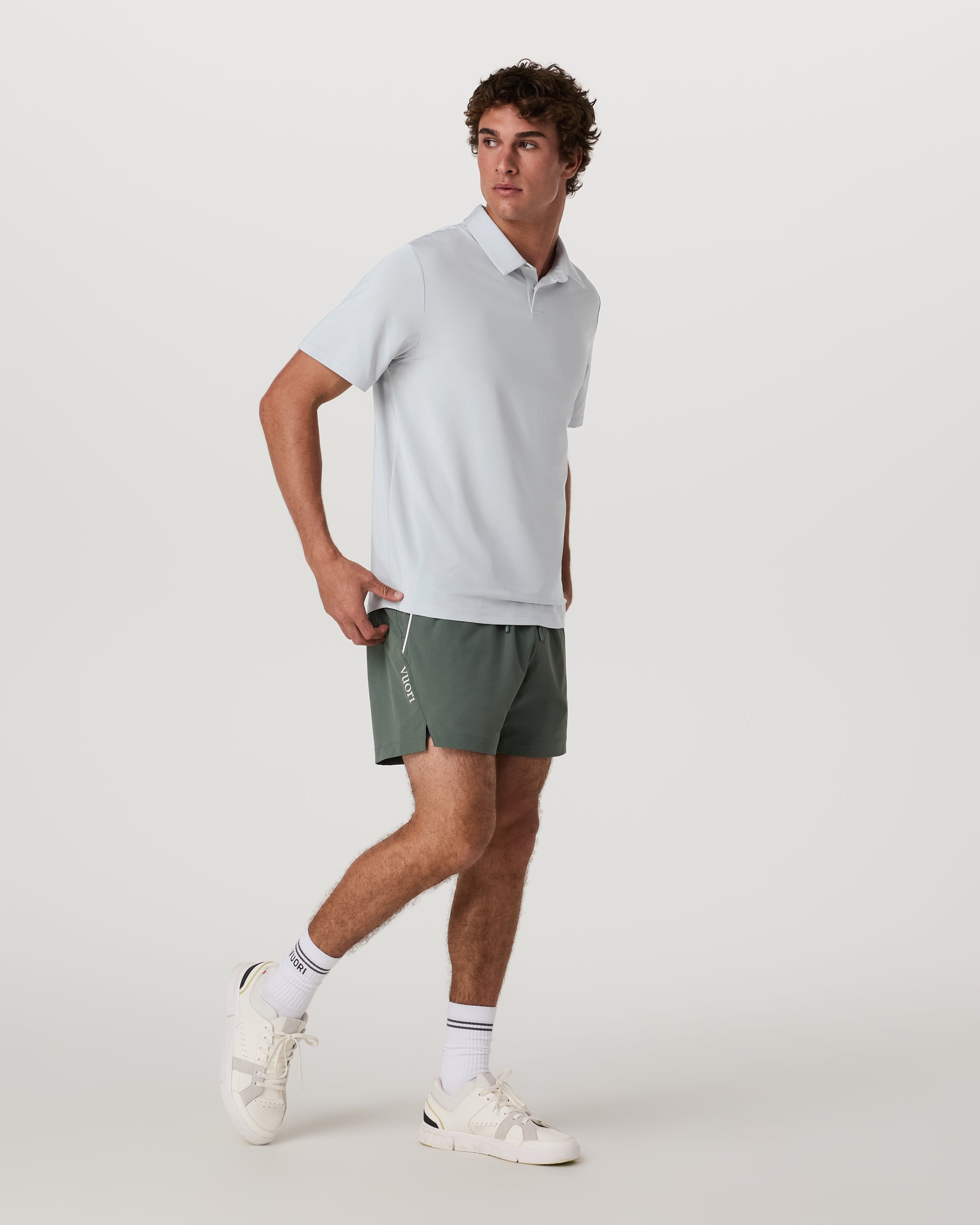 Short Sleeve Viewpoint Performance Polo 2.0 | Sky Grey - Image 4