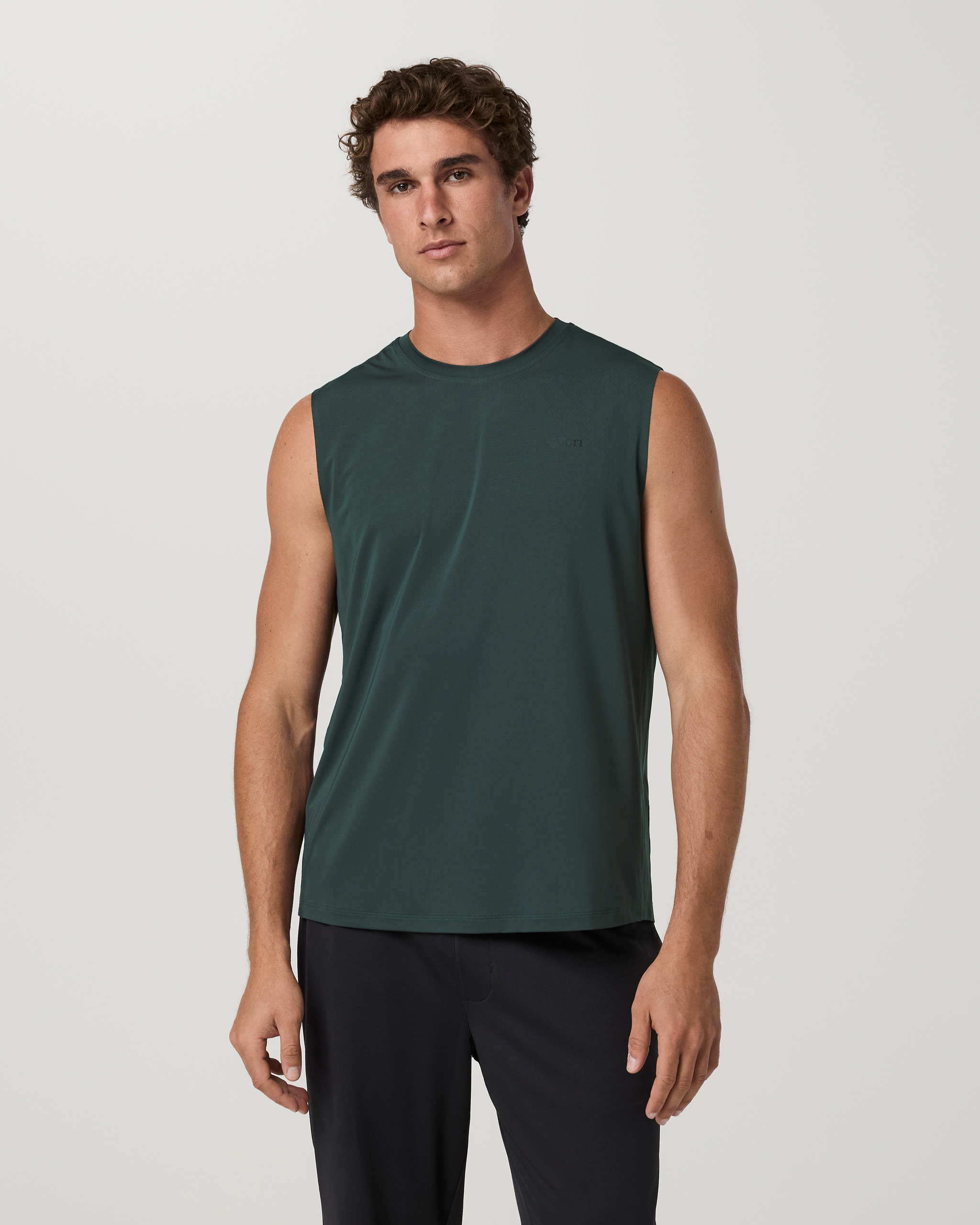 Sleeveless Viewpoint Muscle Tank 2.0 | Hemlock