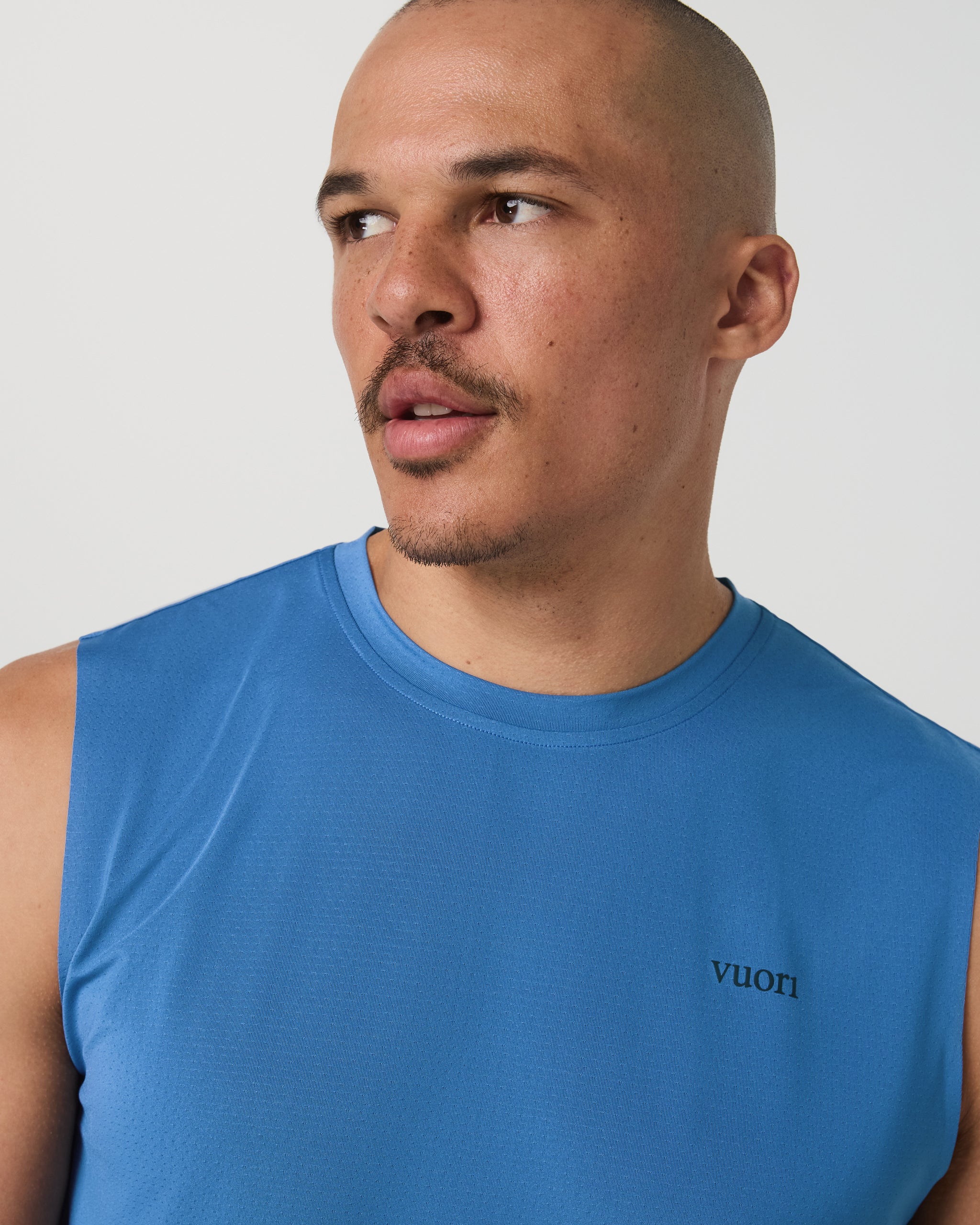 Sleeveless Viewpoint Muscle Tank 2.0 | Court Blue - Image 3