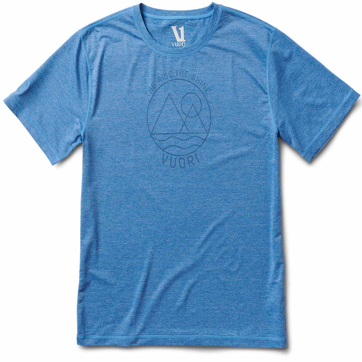 Rise The Shine Tech Tee | Azure