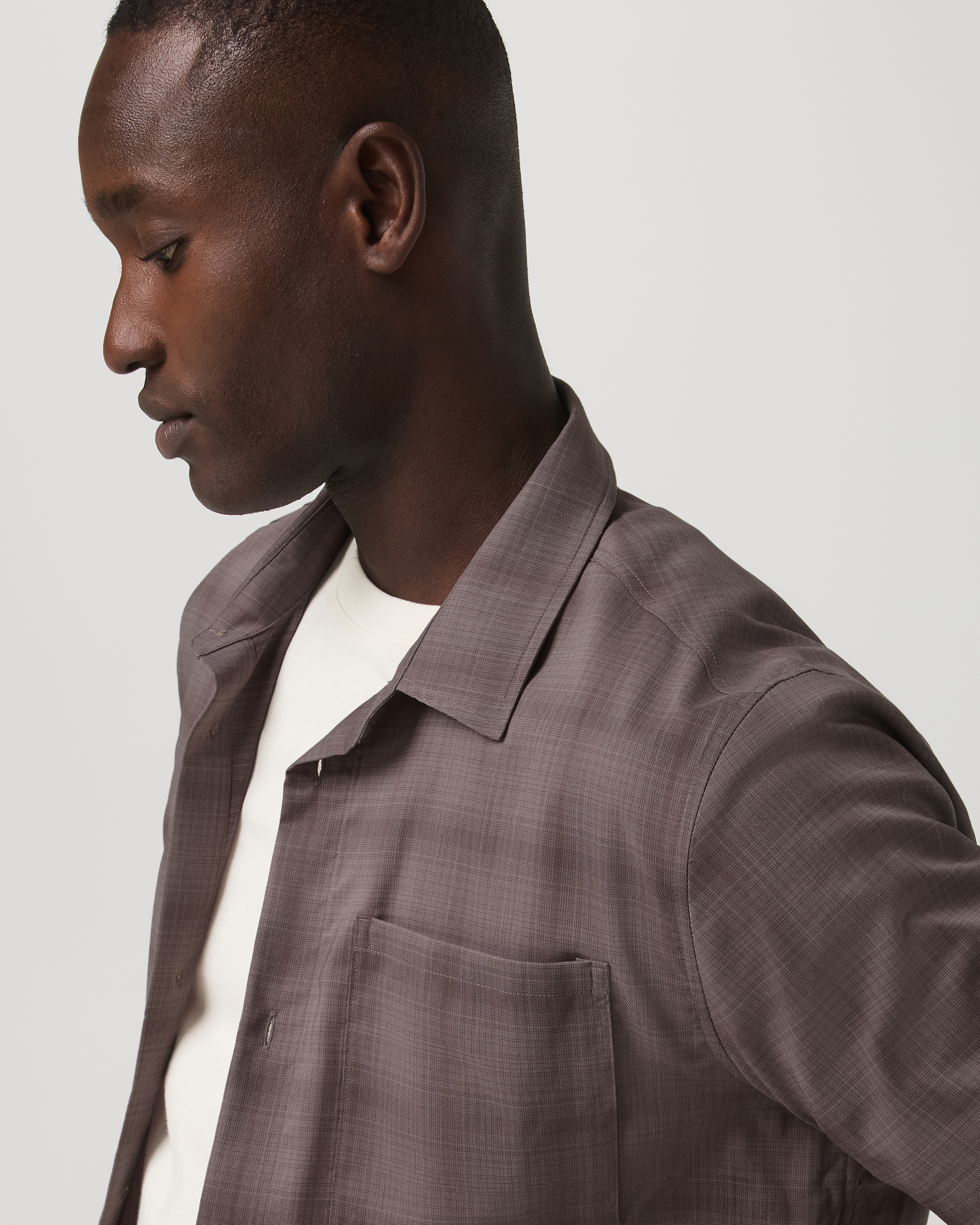 Short Sleeve Plaid Button Down Shirt | Timber - Image 5