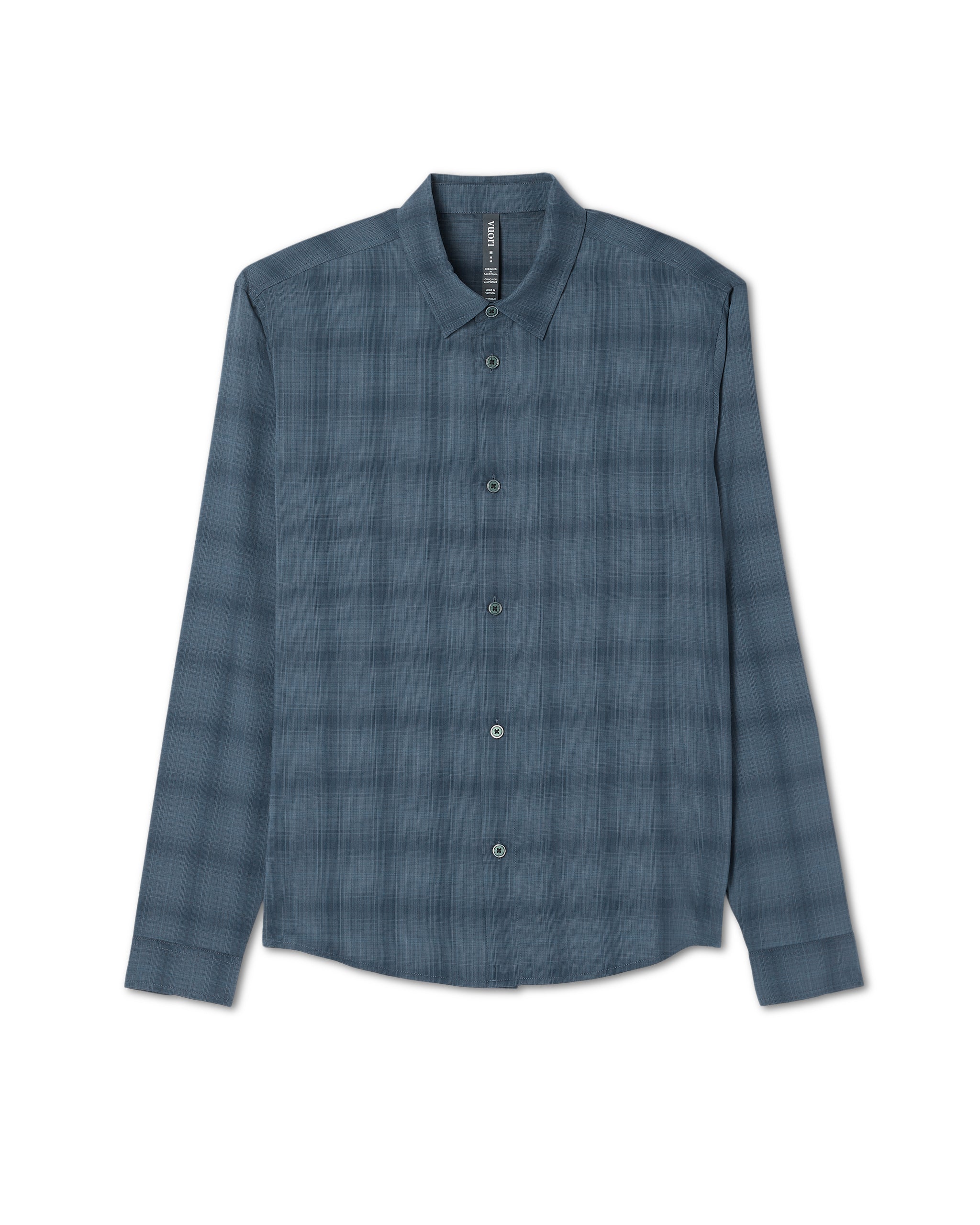 Long Sleeve Plaid Button Down Shirt | Abyss - Image 6