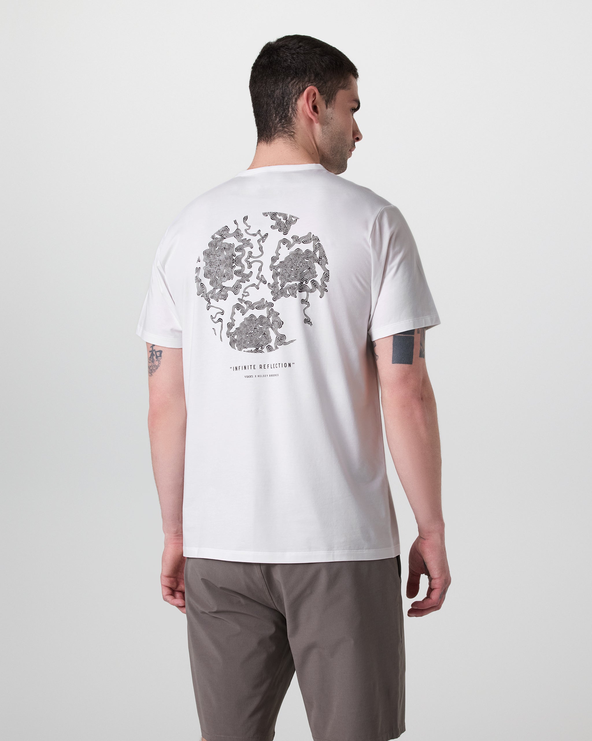 Feather Tee - Vuori x Kelsey Brookes | White - Image 4