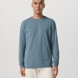 Long Sleeve Tuvalu Tee | Abyss