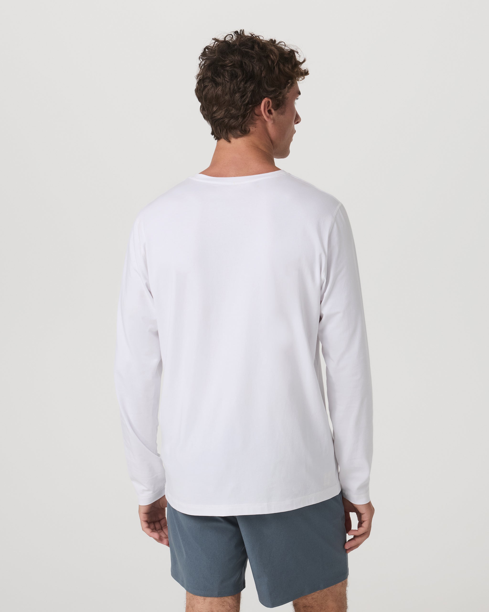 Long Sleeve Tuvalu Tee | White - Image 3