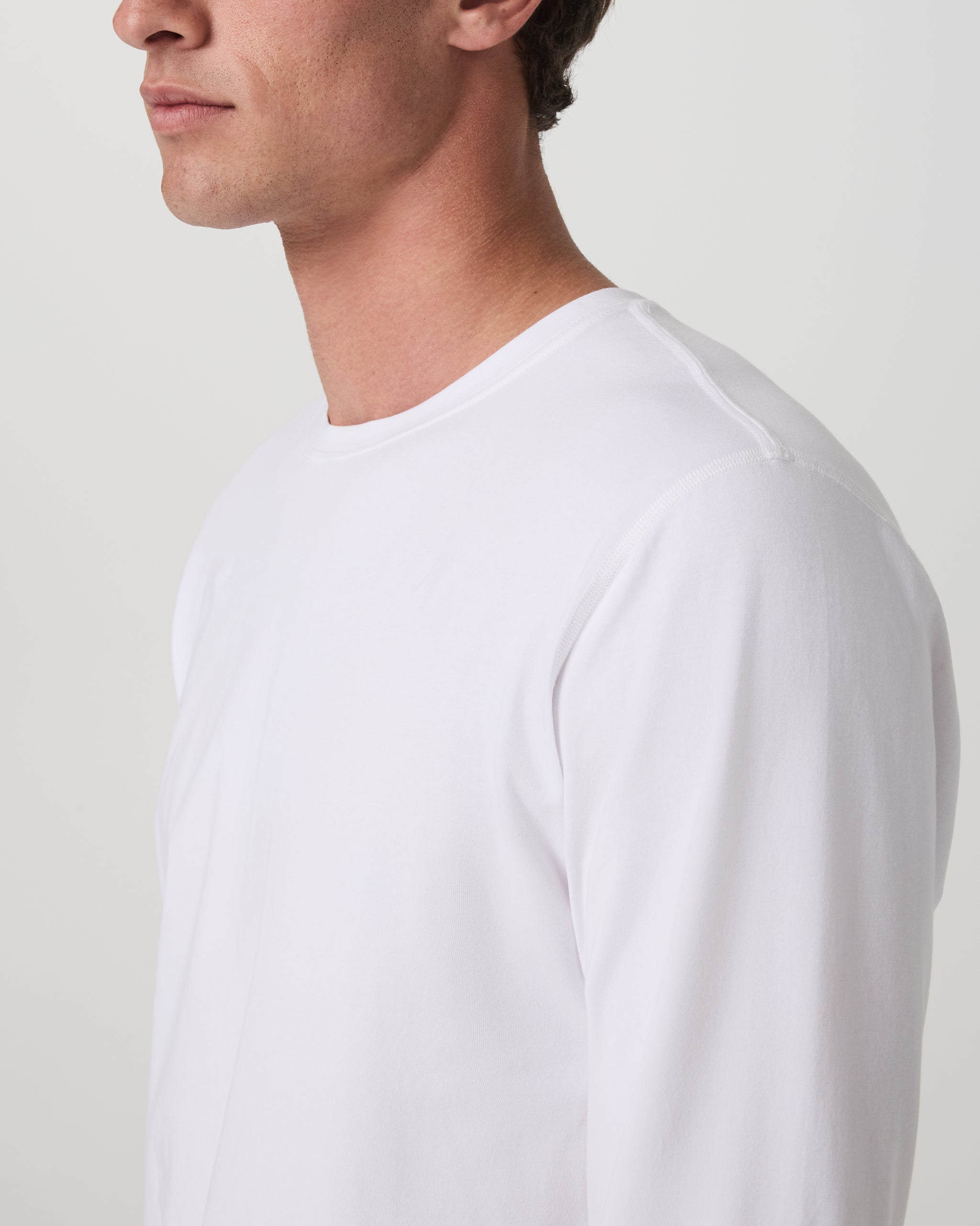 Long Sleeve Tuvalu Tee | White - Image 2